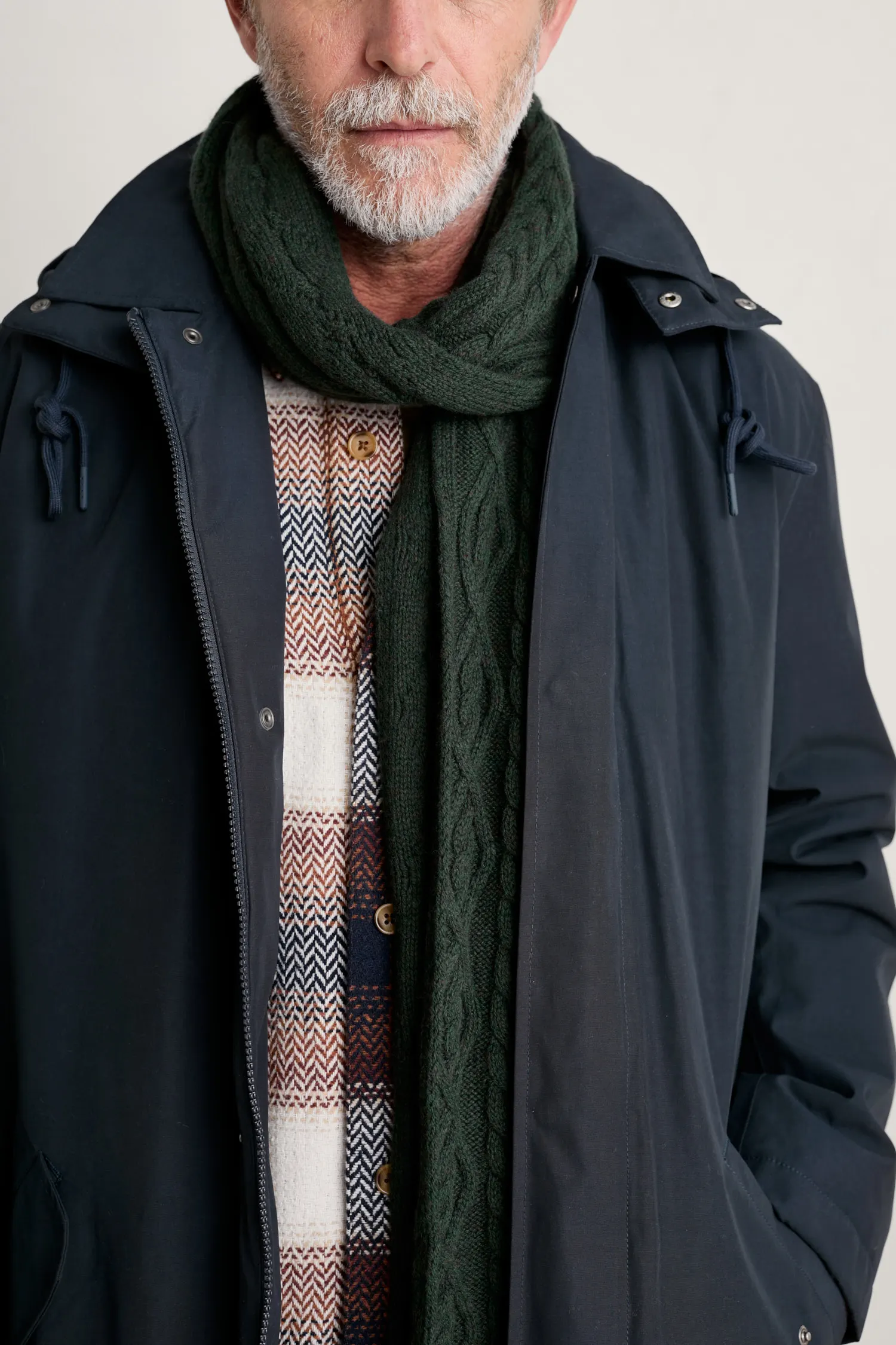 Men's Gunwalloe Cable Knit Scarf