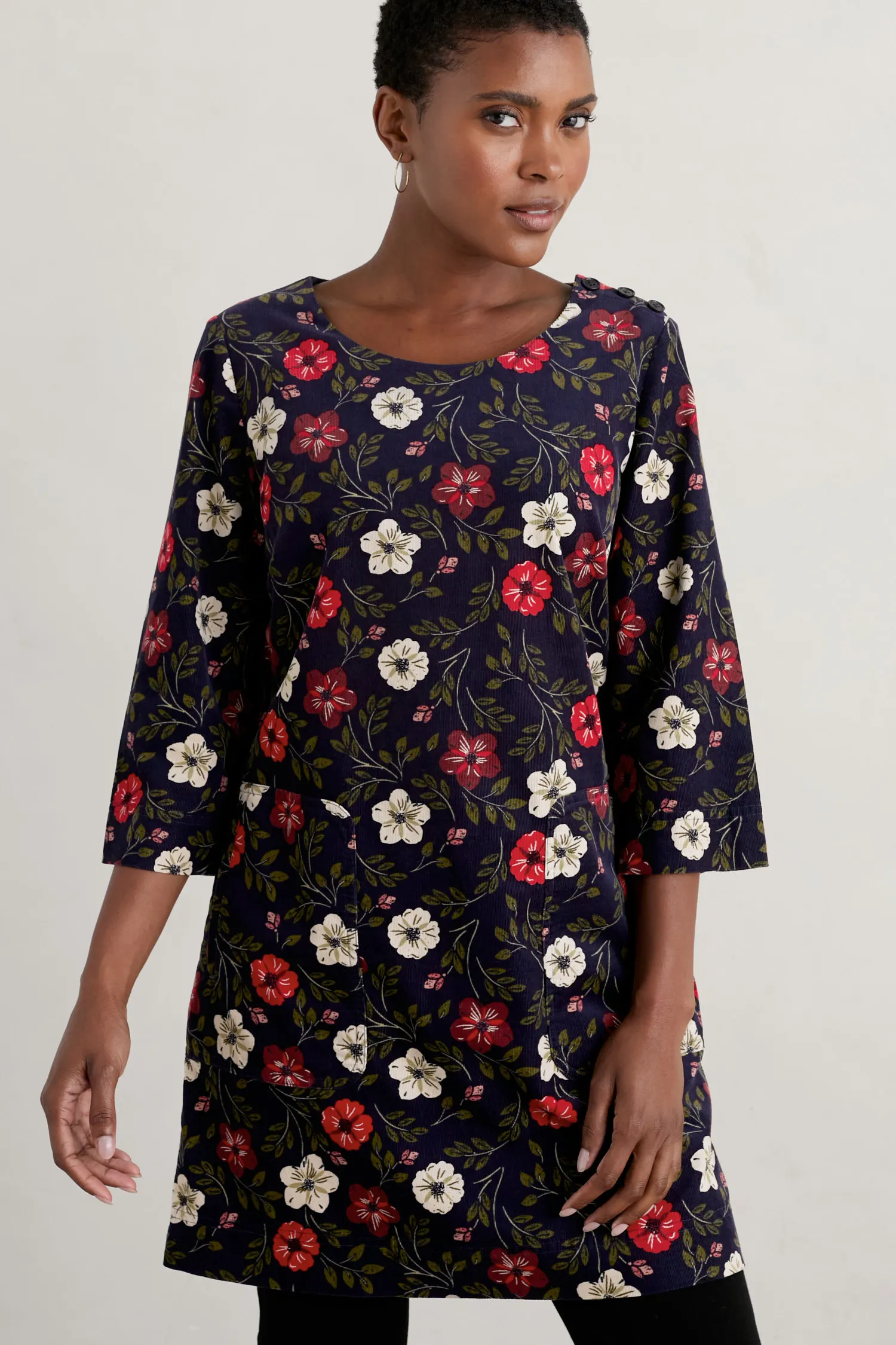 Port Gaverne Needlecord Tunic