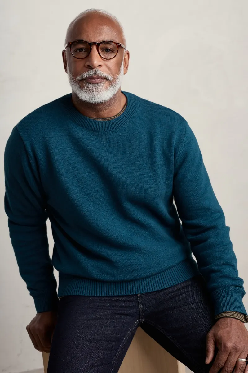 Men's Moorstone Knitted Organic Cotton Jumper