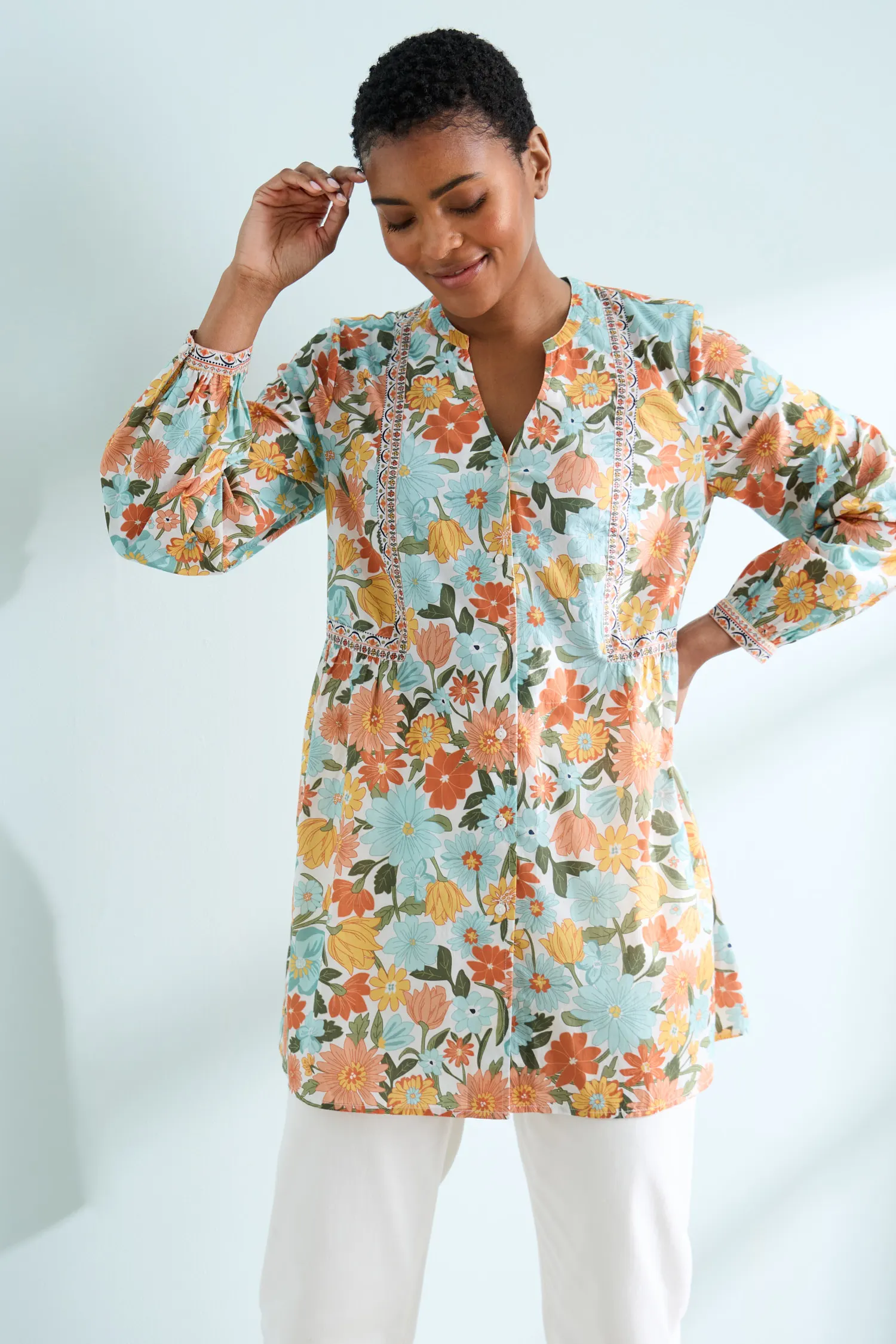 Dragonfly V-Neck Tunic (GOTS)