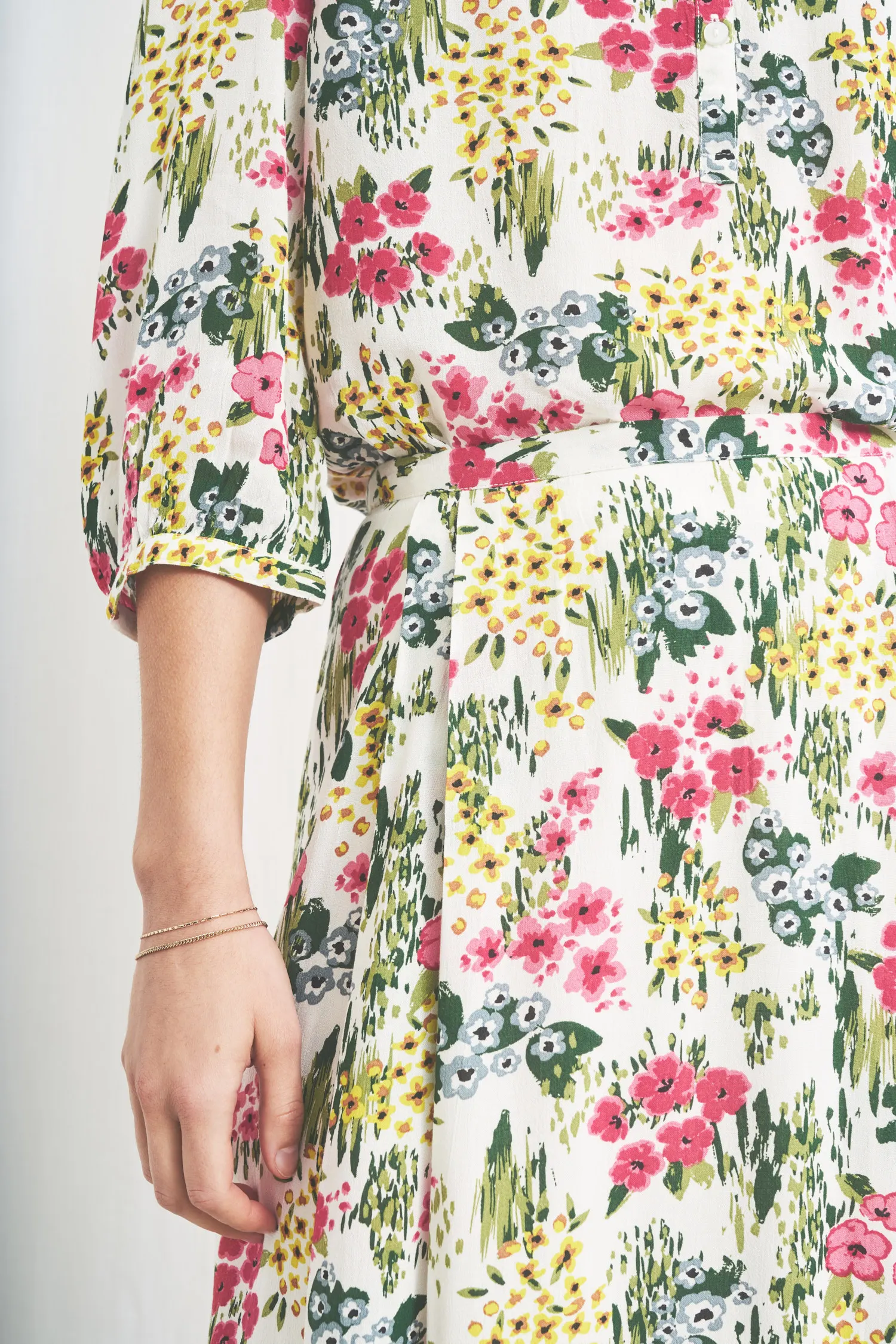 Willow Path 3/4 Sleeve Printed Shirt