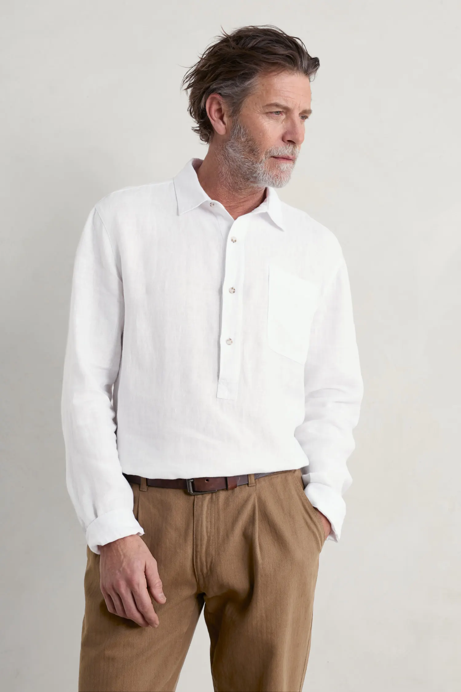 Men's Artist's Linen Shirt