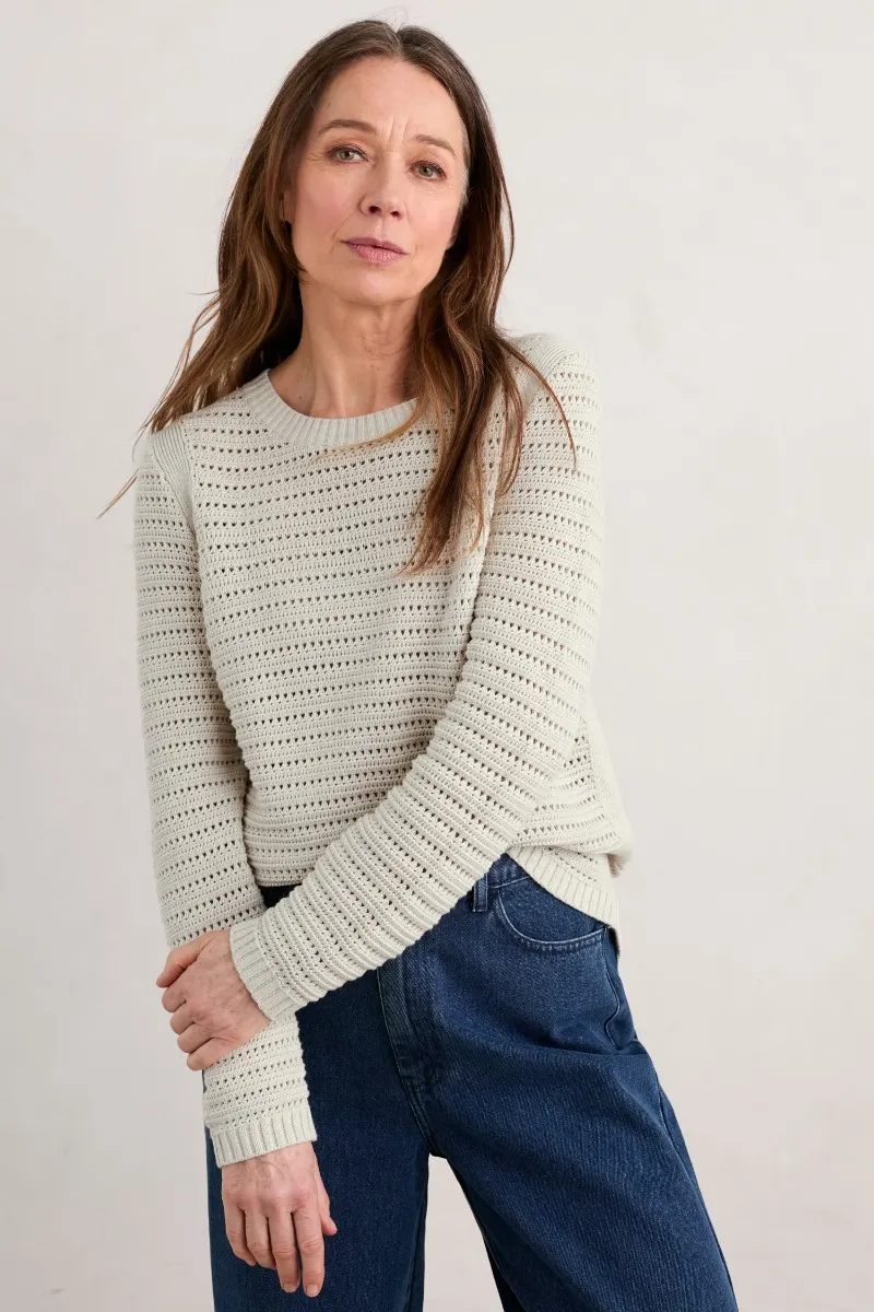 Gull Rock Pointelle Knit Jumper (GOTS)