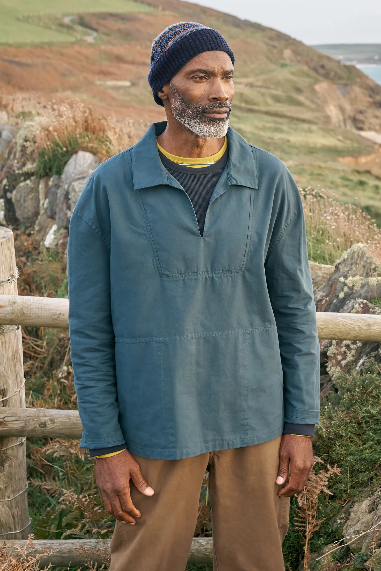 Men's Sidestone Cotton Canvas Smock