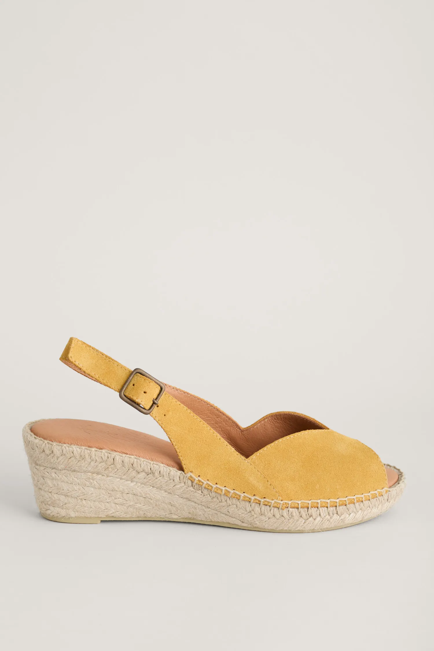 Hazy Dawn Low Heel Suede Espadrilles