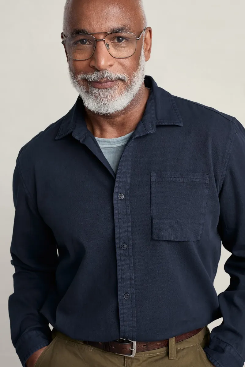 Men's Jackdaw Cotton Twill Shirt (GOTS)