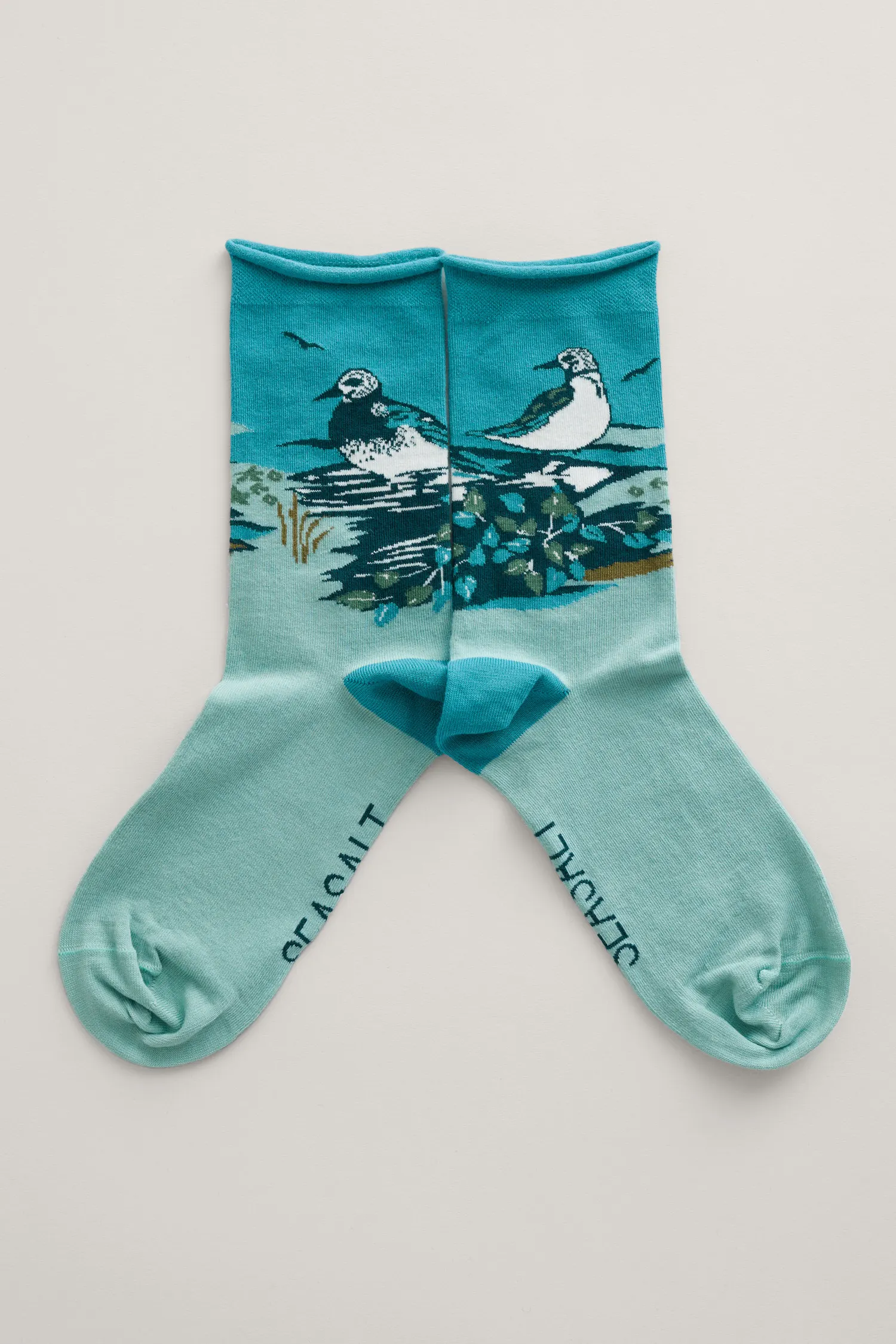 Women's Postcard Organic Cotton Socks