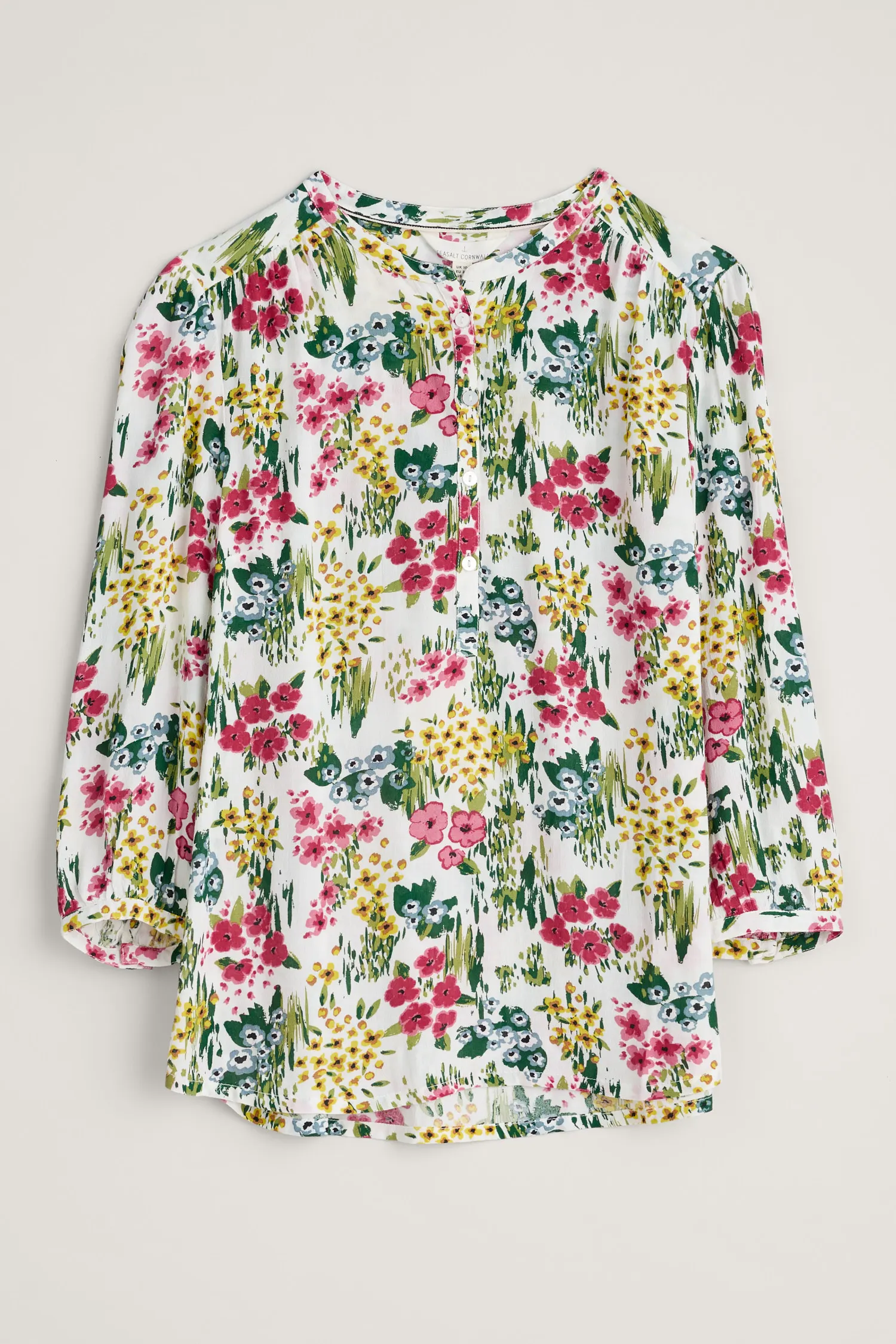 Willow Path 3/4 Sleeve Printed Shirt