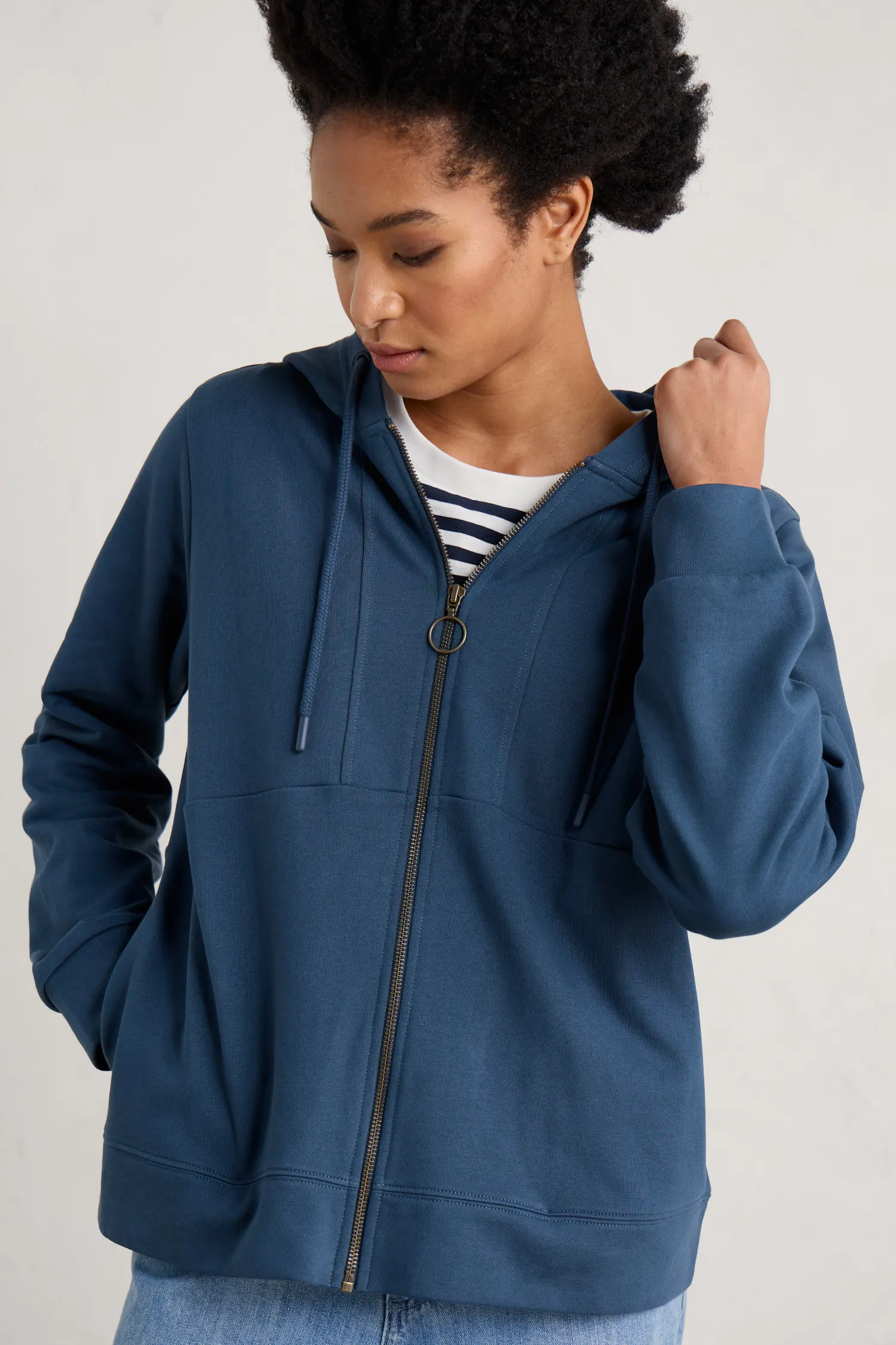Wych Elm Zip Up Hoodie