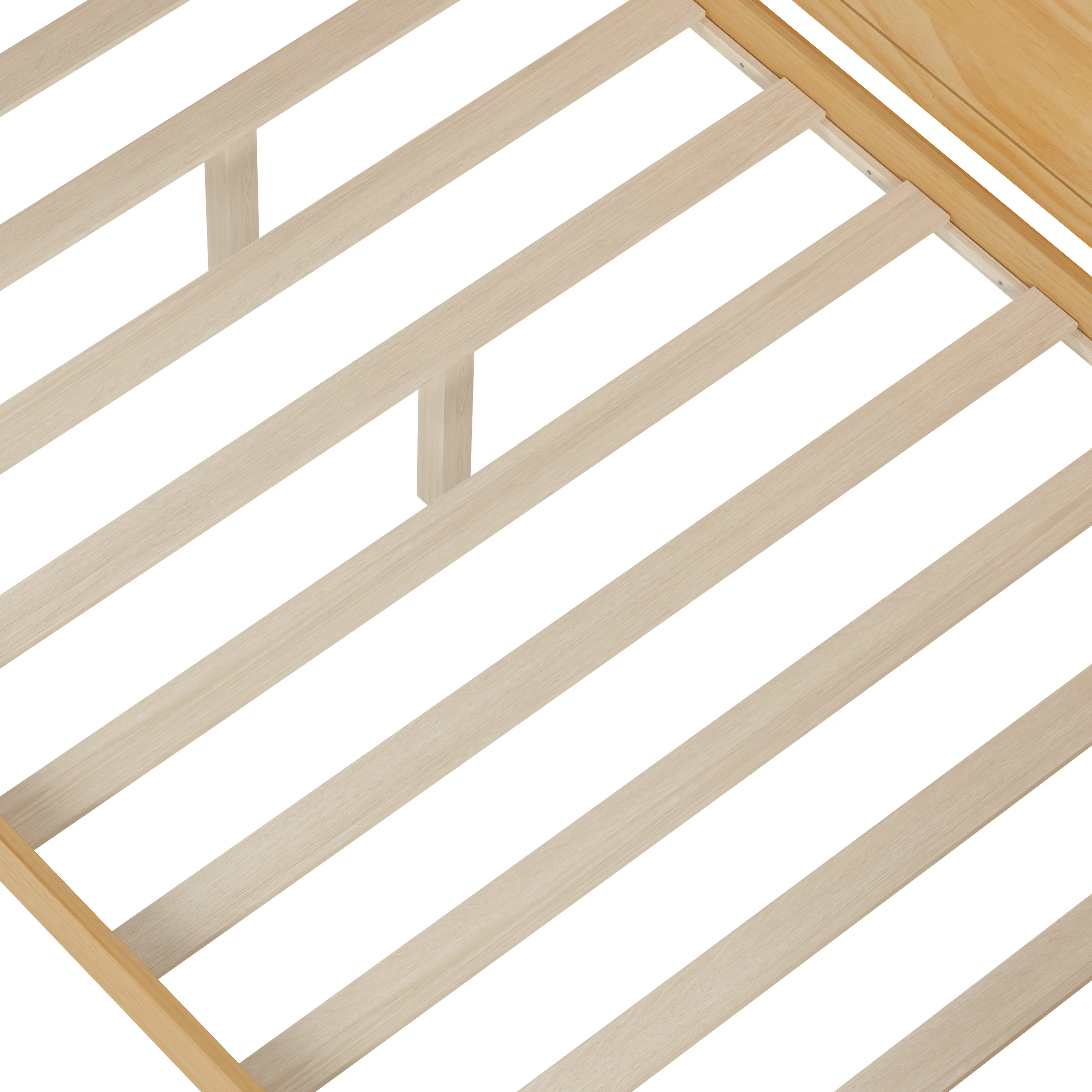 Walker Edison | Multi-functional Wooden Full Size Daybed with Storage Shelves