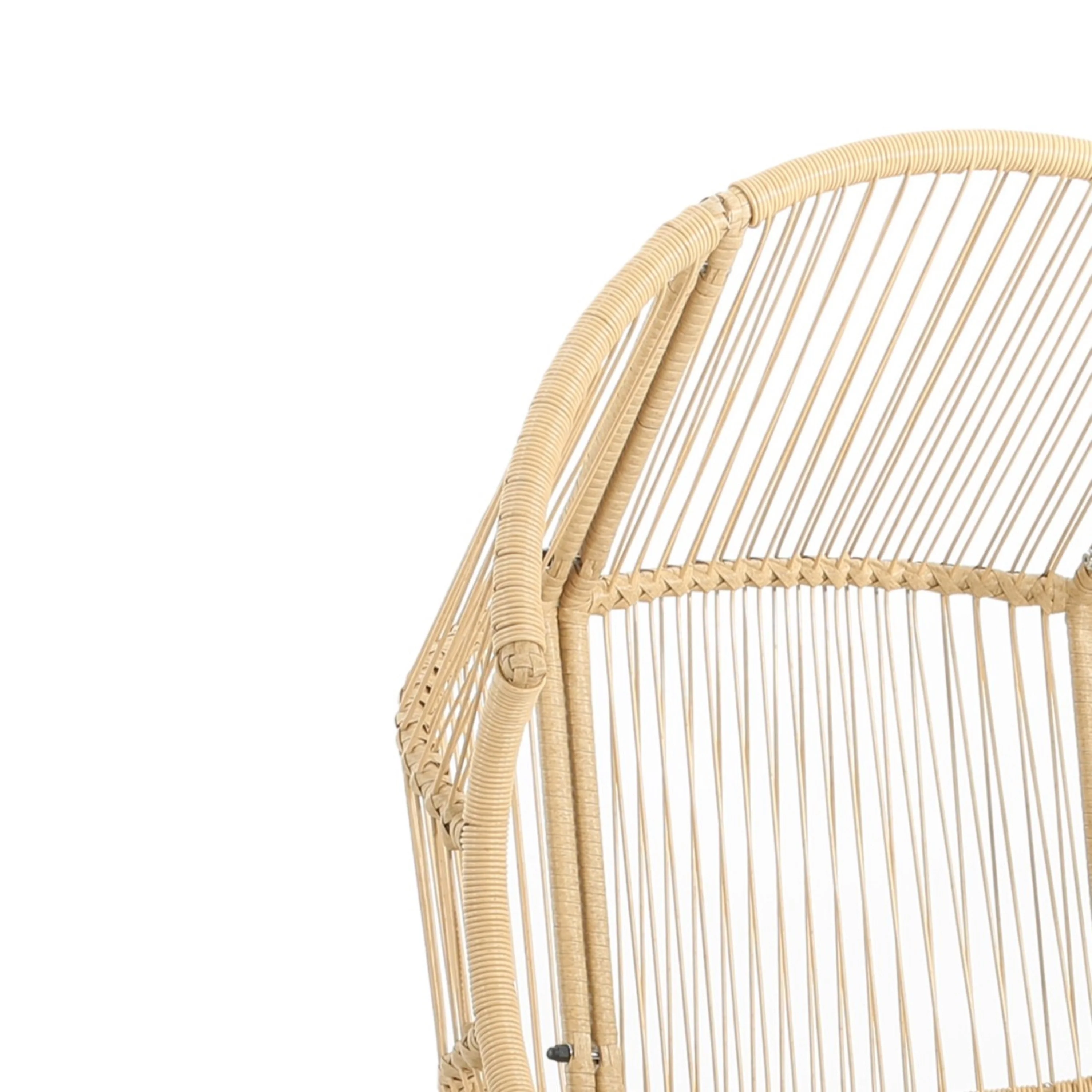 Walker Edison | Palos Outdoor Wicker Glider Chair