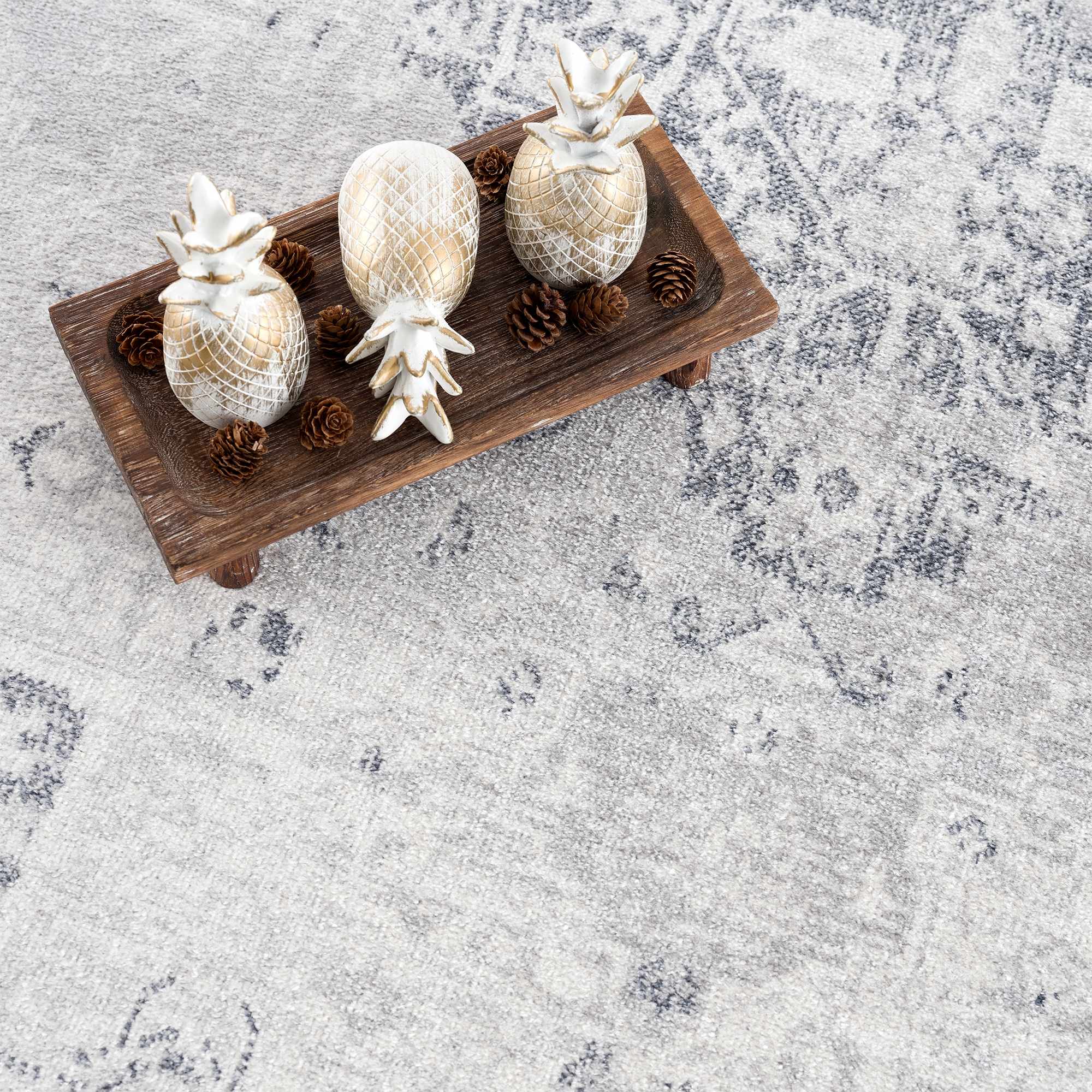 Boutique Rugs - Akram Cream & Antrasit Washable Area Rug