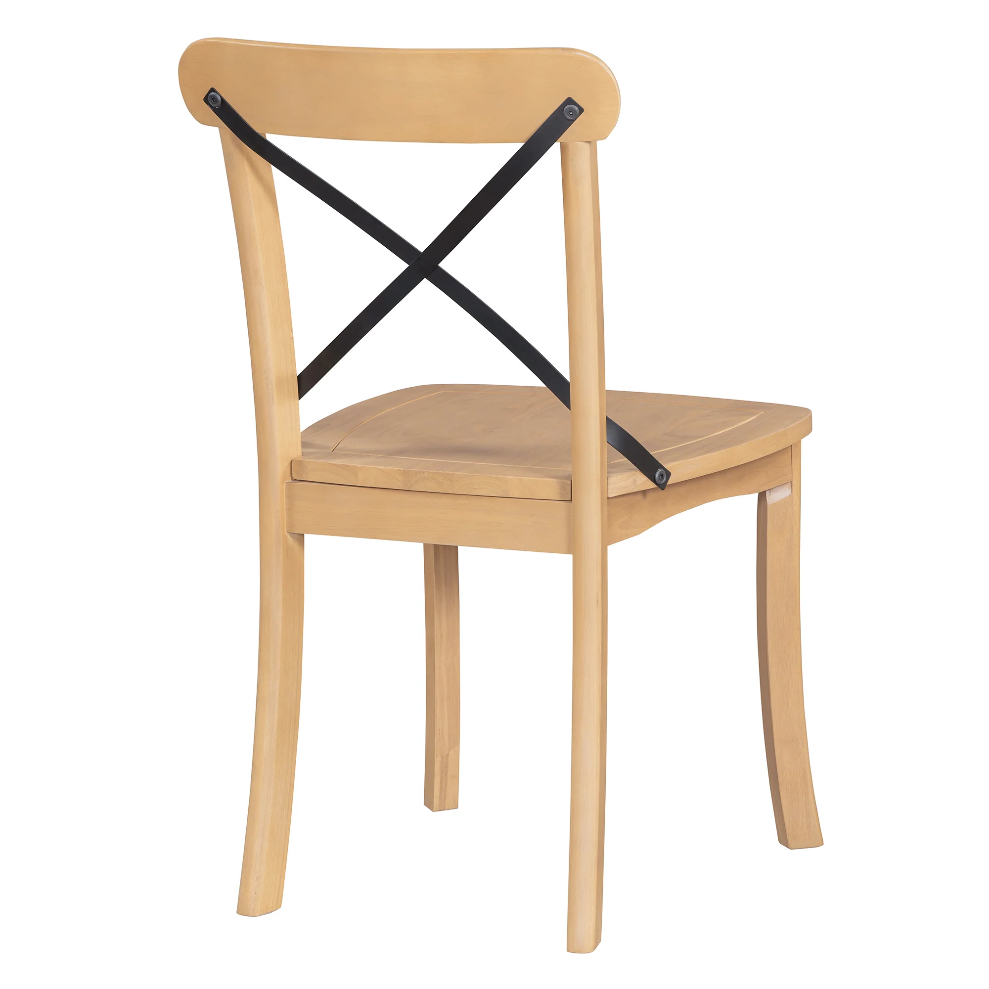 Walker Edison | Retro Simple 5-piece Dining Set with 4 Chairs