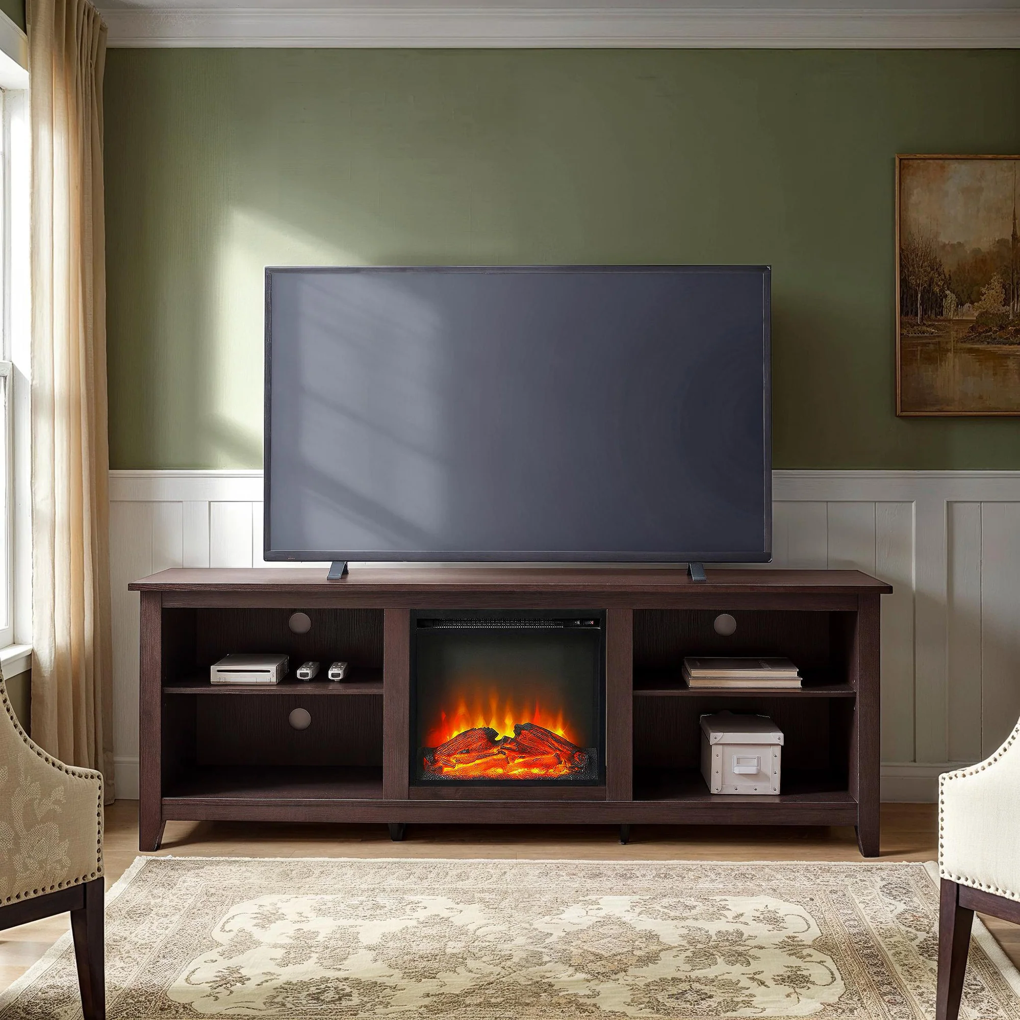 Essential Fireplace TV Stand