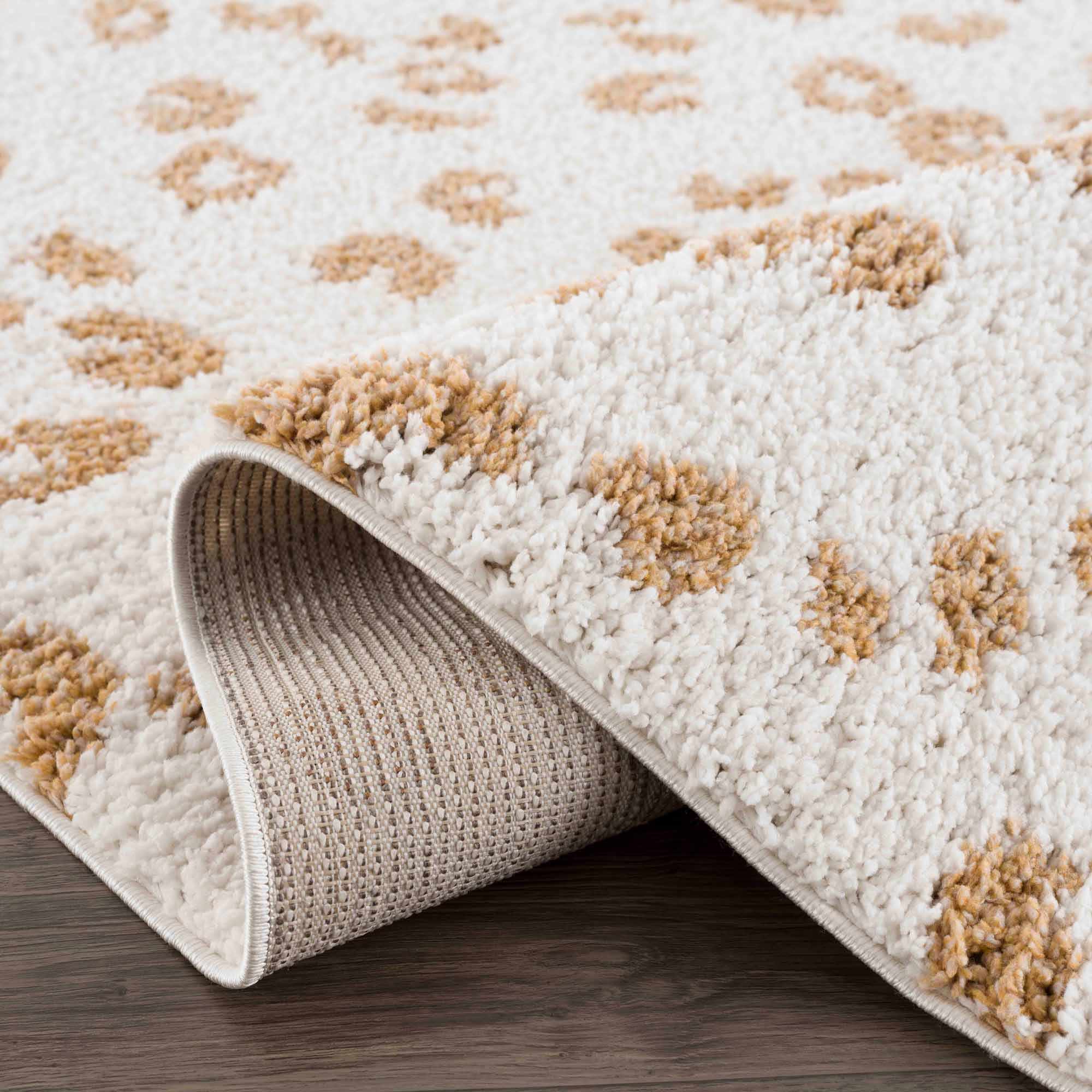 Boutique Rugs - Altin Leopard Print White Area Rug