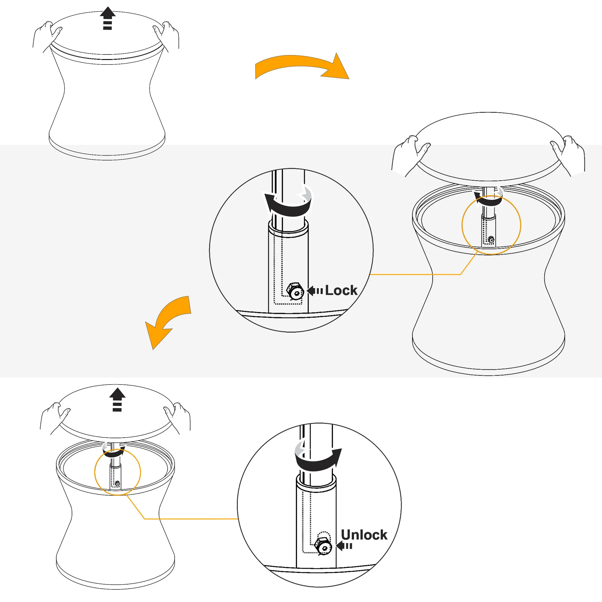 Walker Edison | 5 Piece Outdoor Patio Chat Set with Ottomans and Side Table