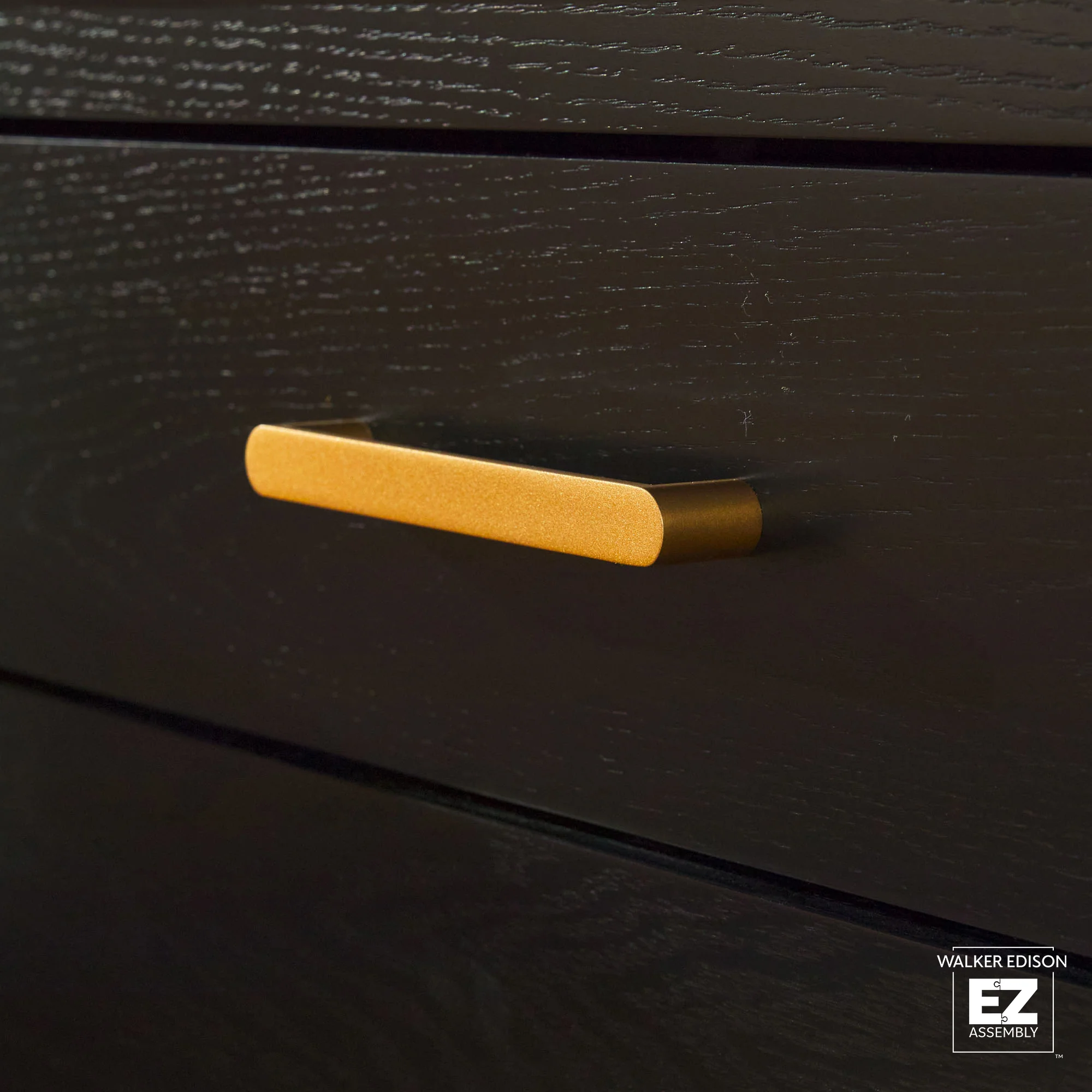 Annette Contemporary 3-Drawer Wood Nightstand