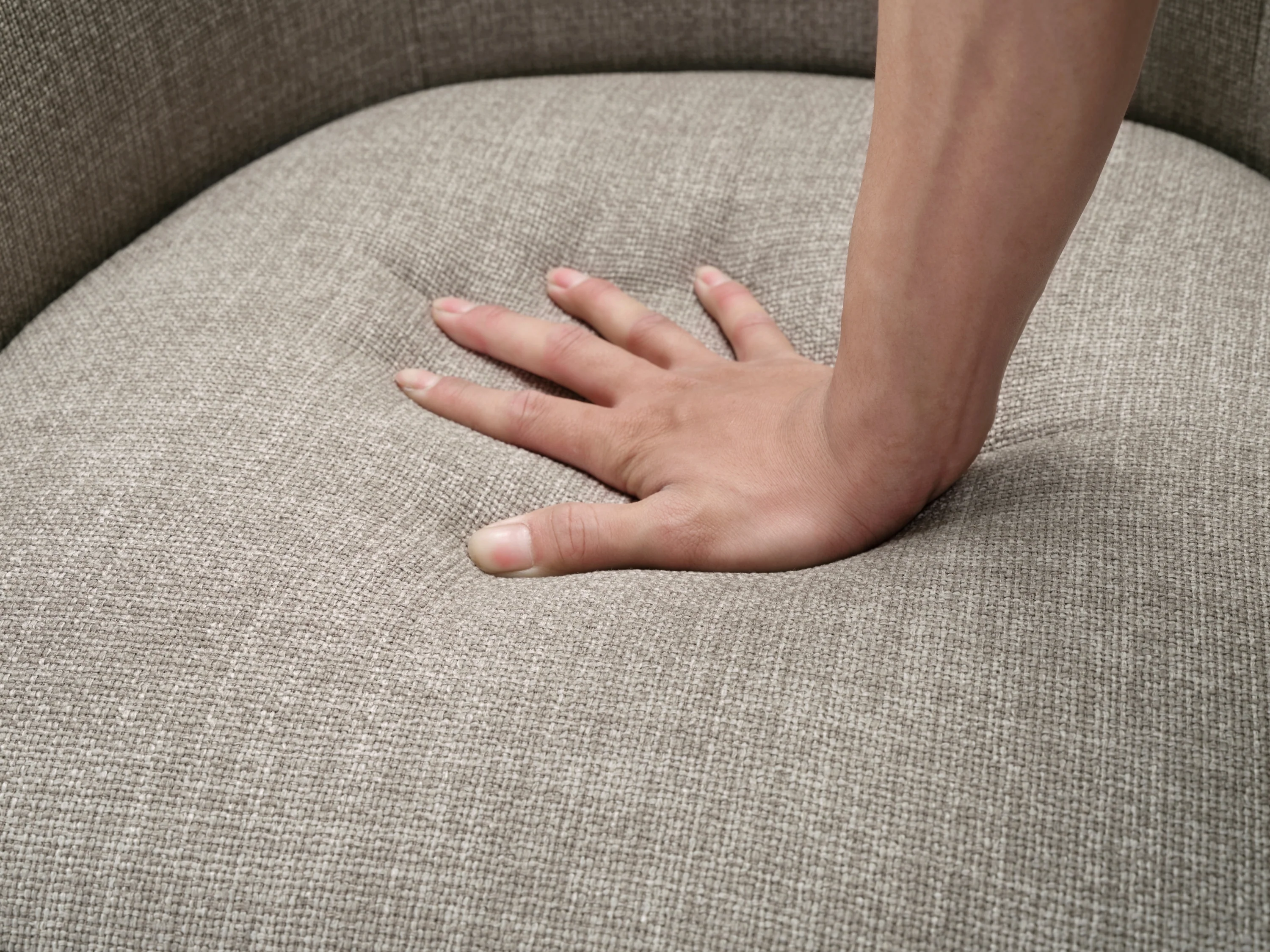 Walker Edison | Contemporary Style Accent Chair with Solid Wood Legs