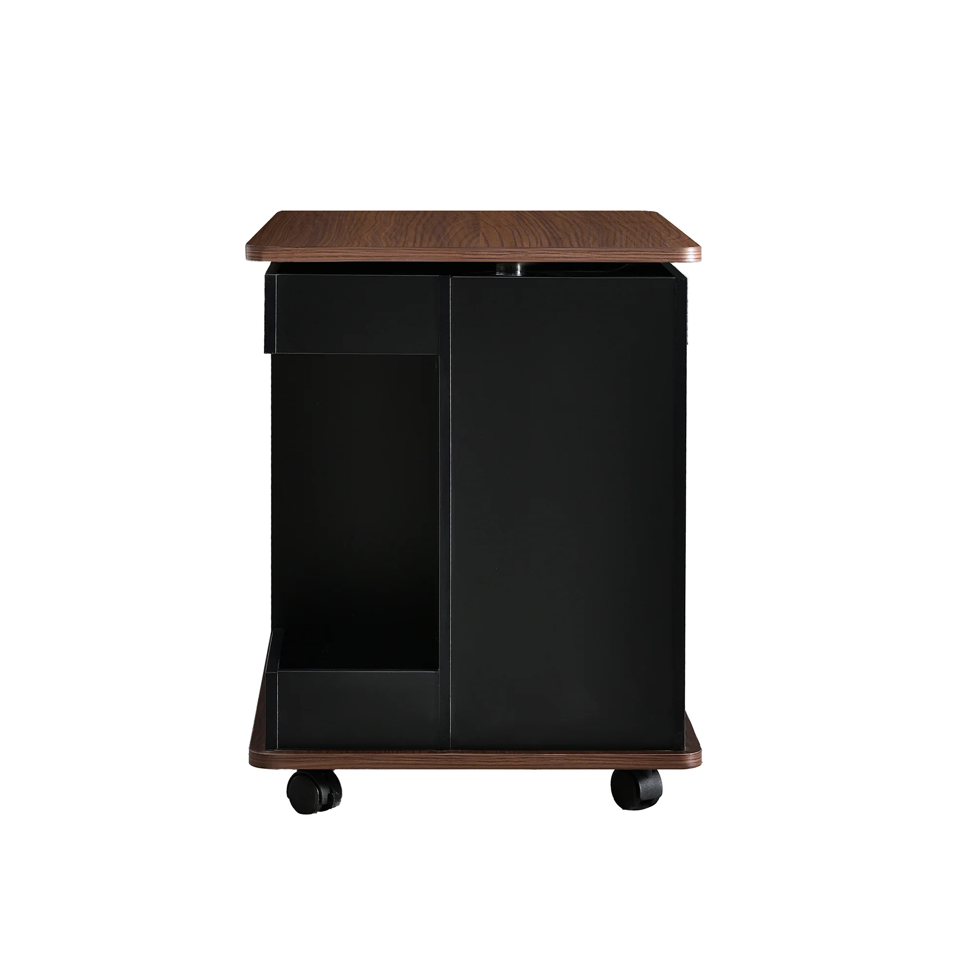 Walker Edison | Modern Multifunctional Adjustable Side Table with Lift-Top