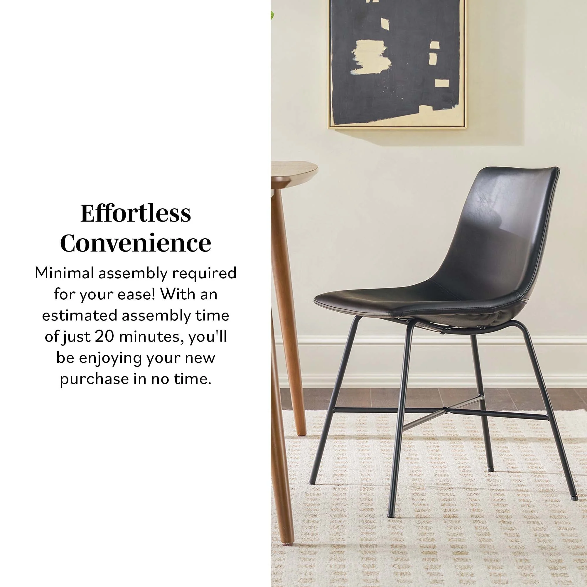 Xuma Urban Industrial Faux Leather Seating Collection (Dining Chair or Counter Stool), Set of 2