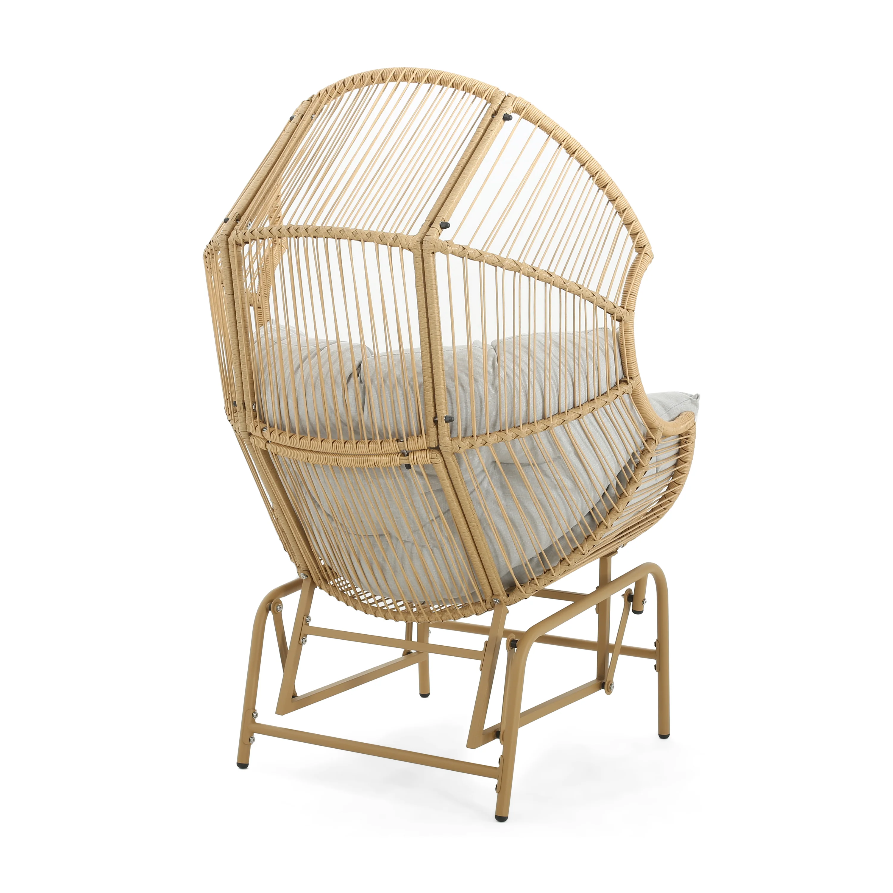 Walker Edison | Palos Outdoor Wicker Glider Chair