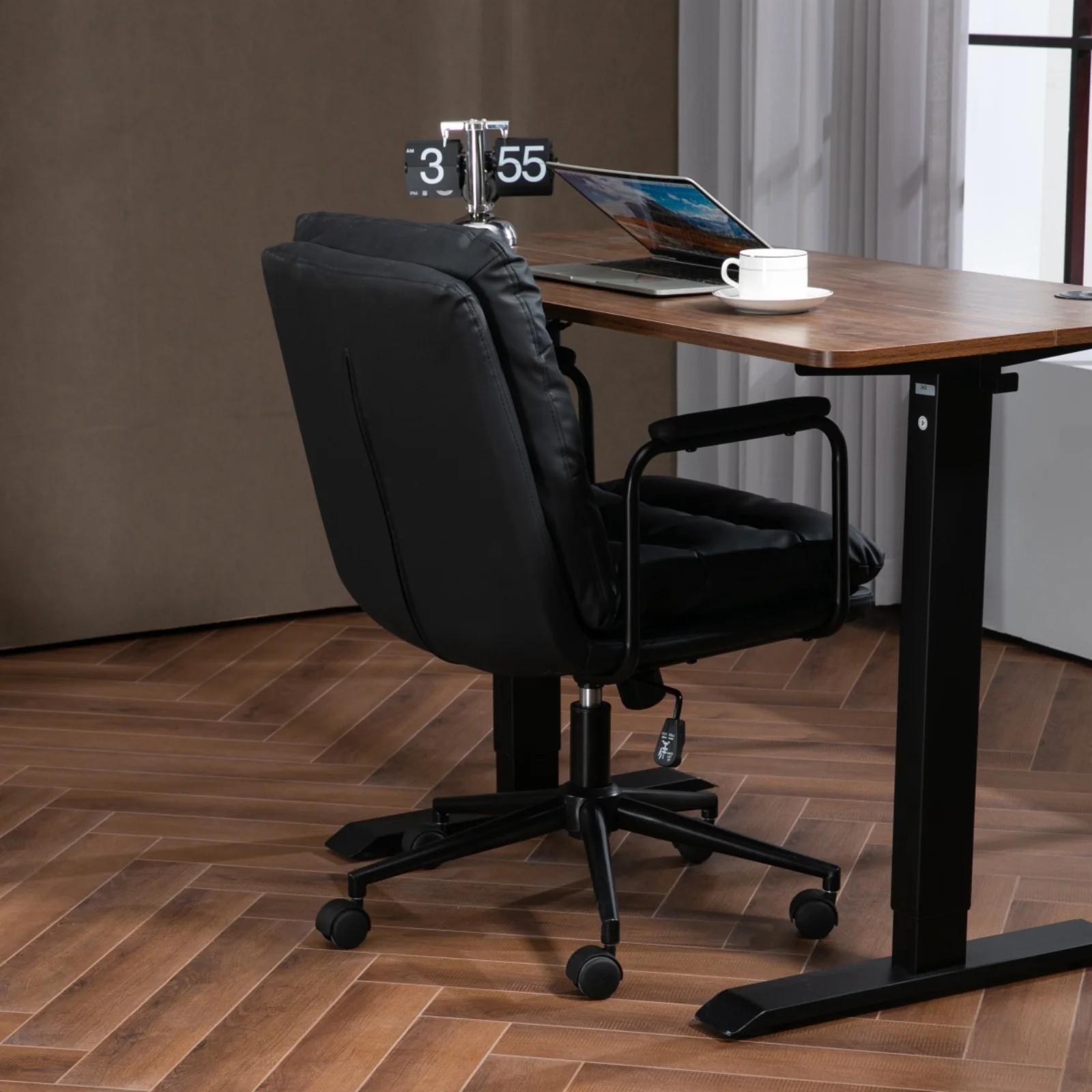 Walker Edison | Ergonomic Faux Leather Computer Rolling Swivel Chair