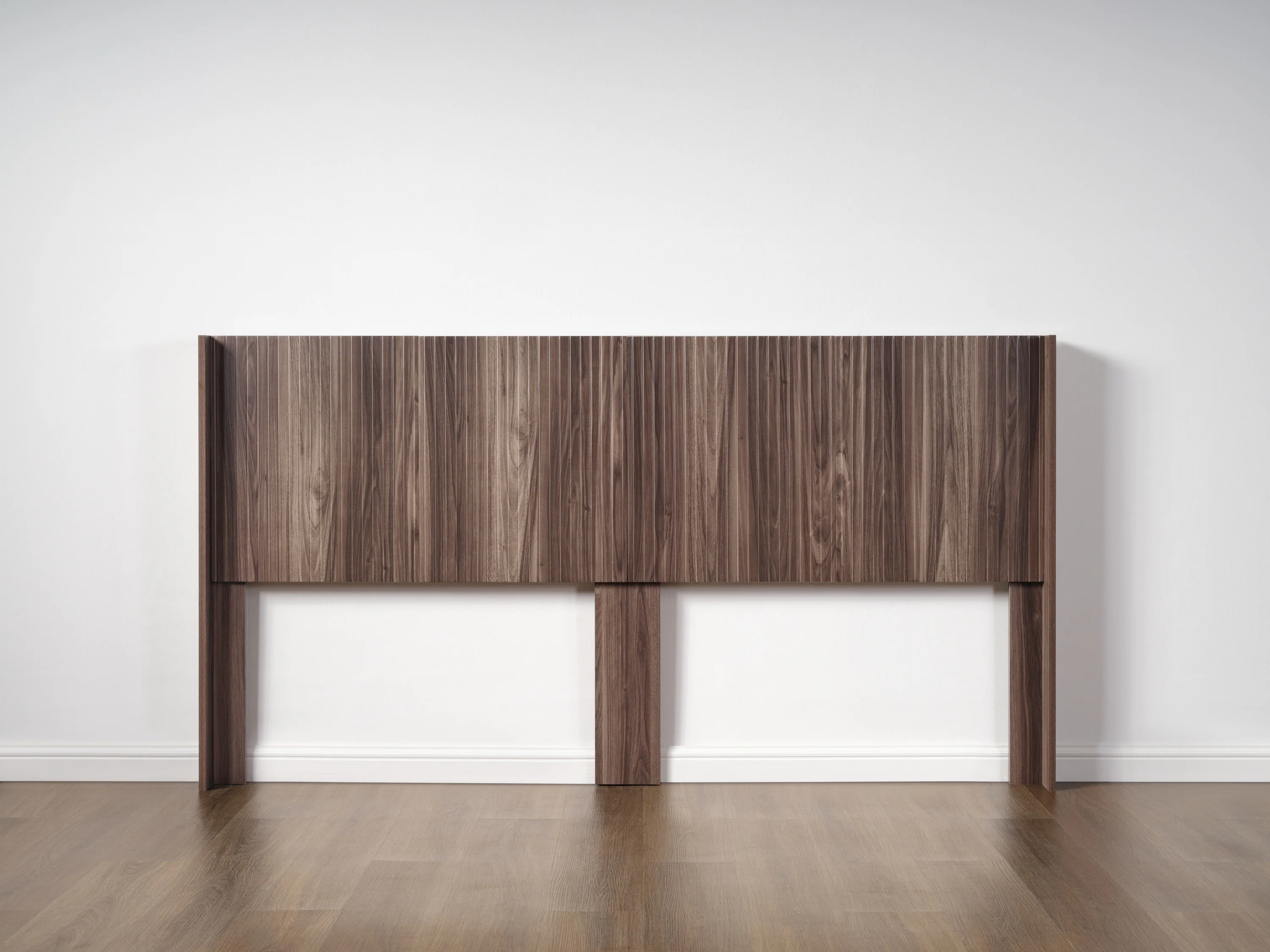 Walker Edison | Fluted Design Modern Farmhouse King Headboard Only