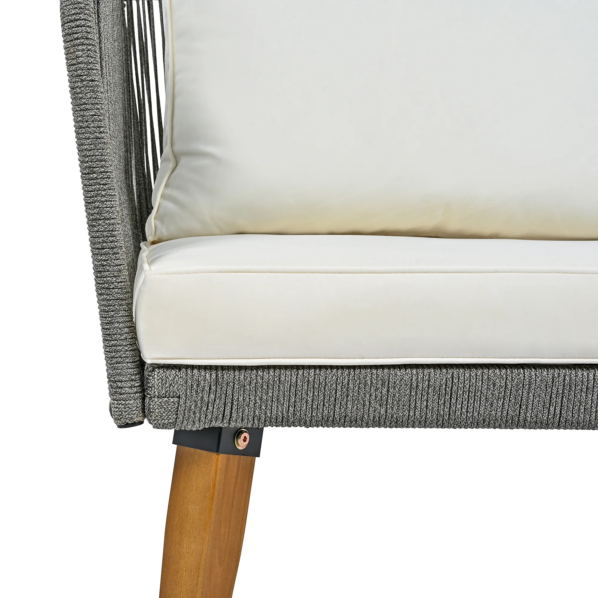 Walker Edison | Rope Patio Furniture Set