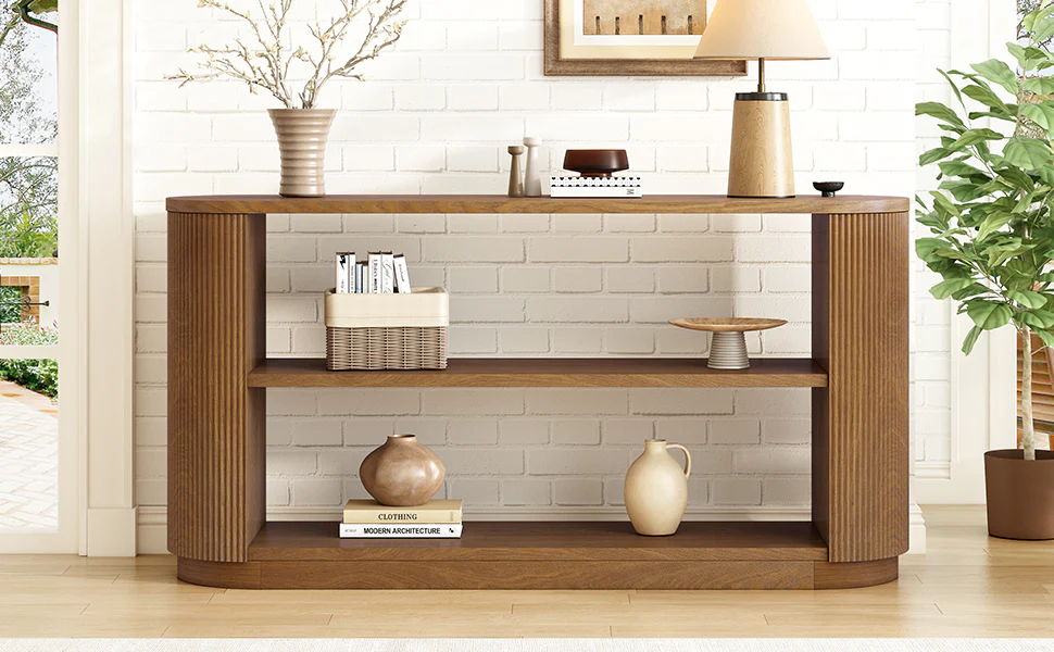 Walker Edison | Fluted Modern Entryway Console Table