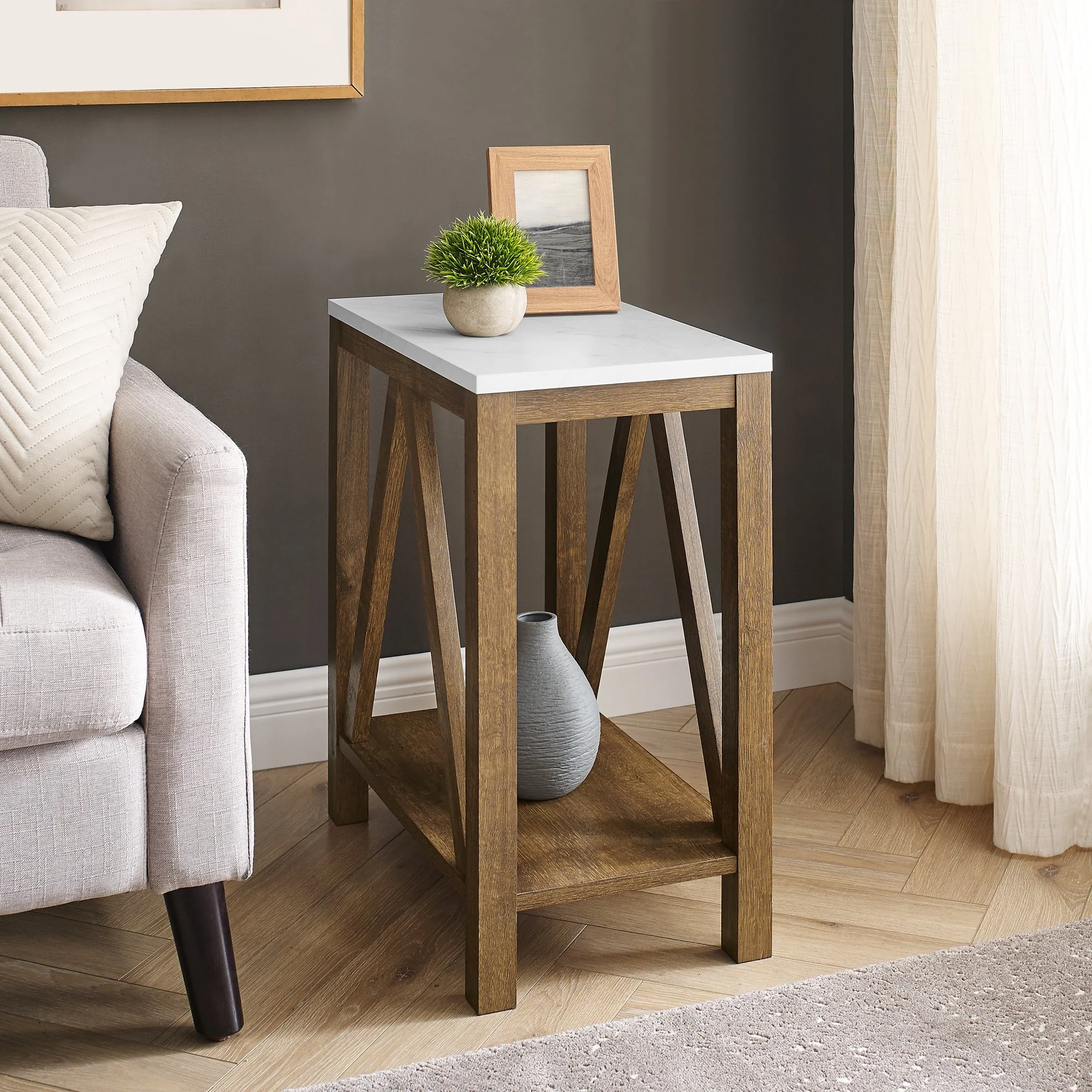 A-Frame Narrow Side Table