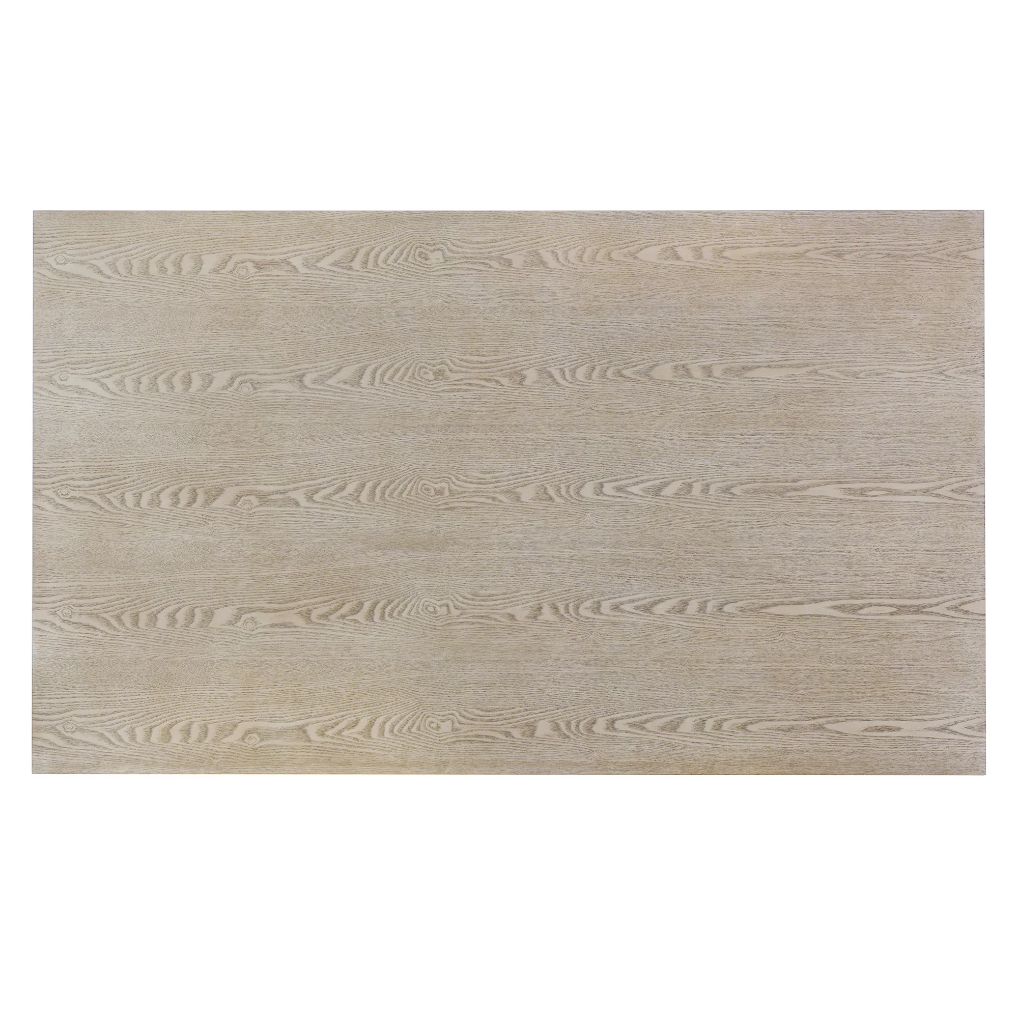 Walker Edison | Natural Wood Wash 7-Piece Retro Dining Set with 6 Upholstered Chairs