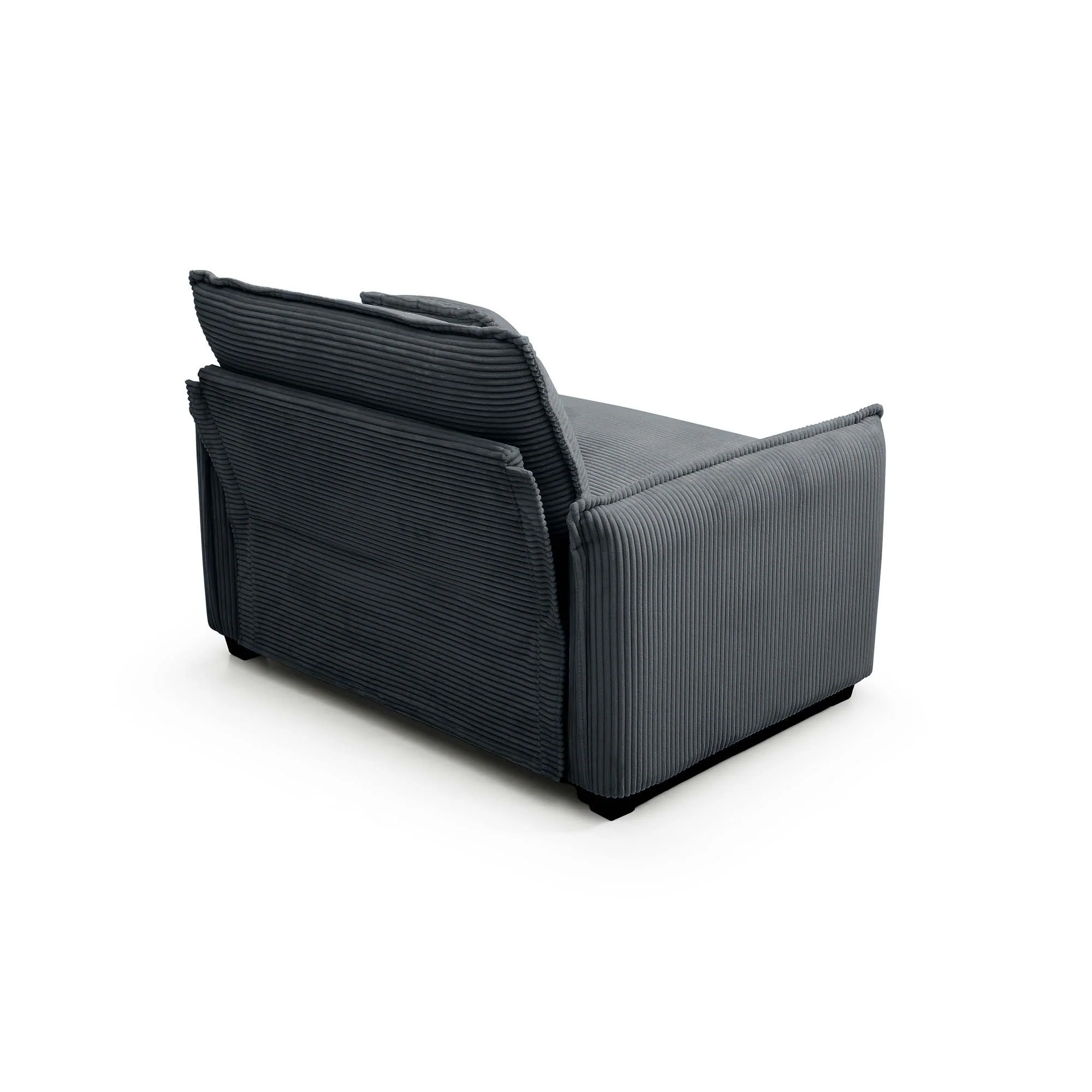 Walker Edison | Corduroy Cloud Loveseat Sofa Set