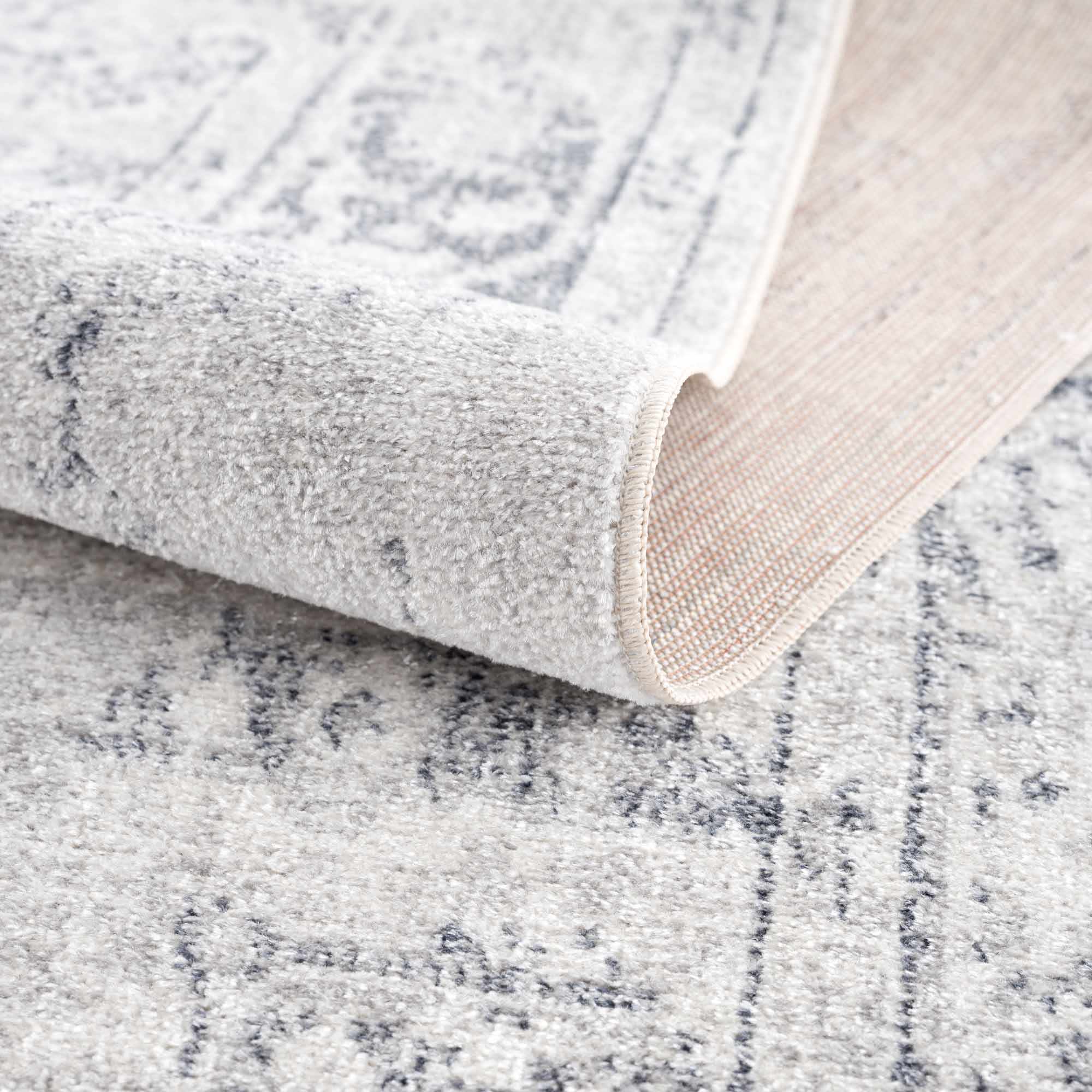 Boutique Rugs - Akram Cream & Antrasit Washable Area Rug