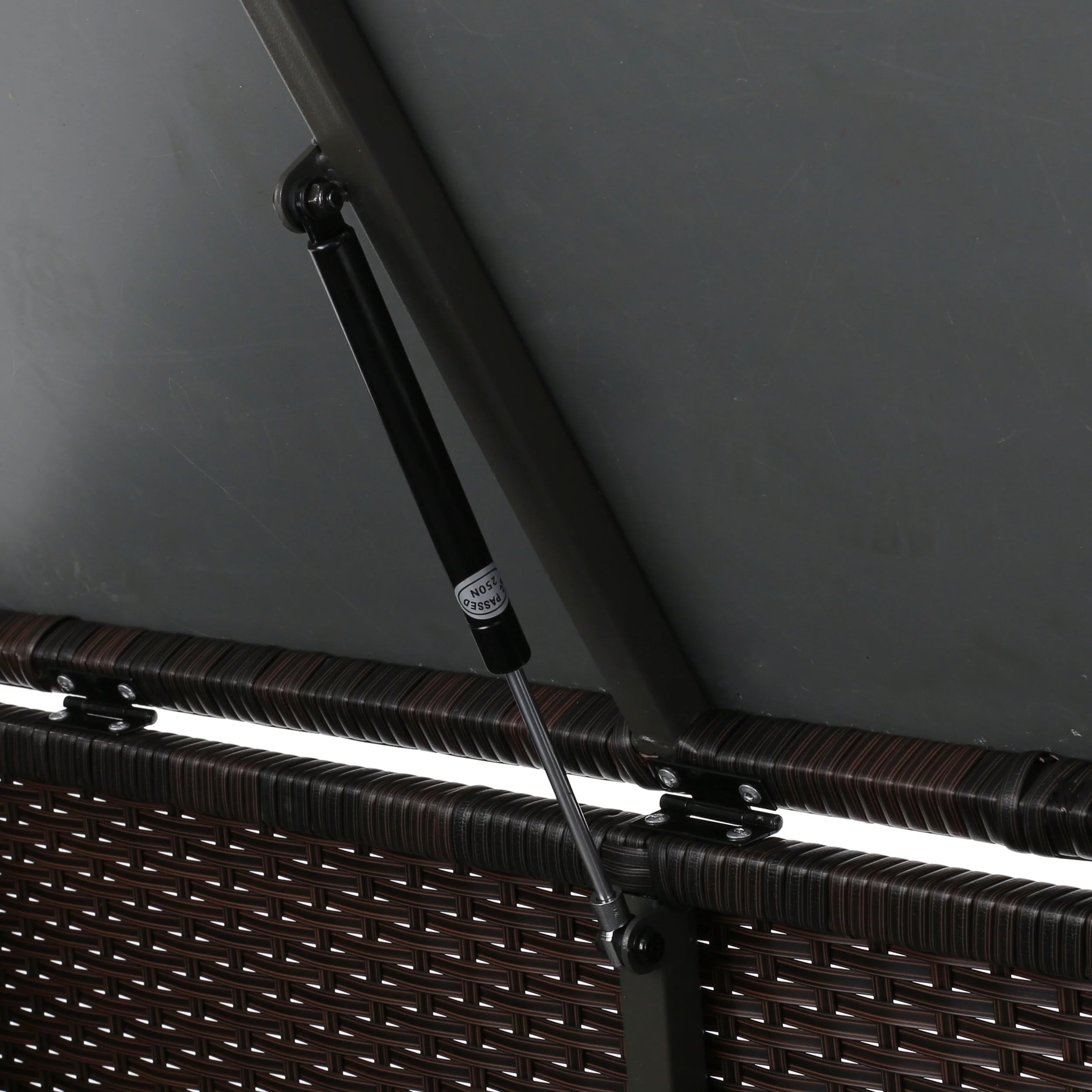 Walker Edison | Outdoor Wicker Storage Coffee Table