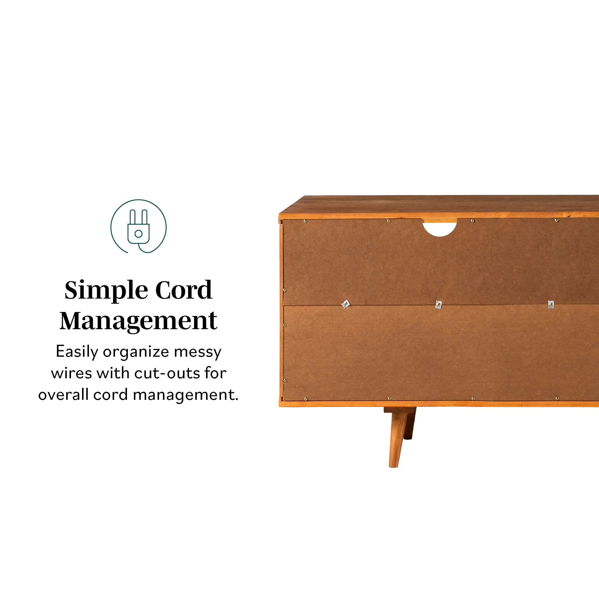 Sloane 3-Drawer Solid Wood TV Console