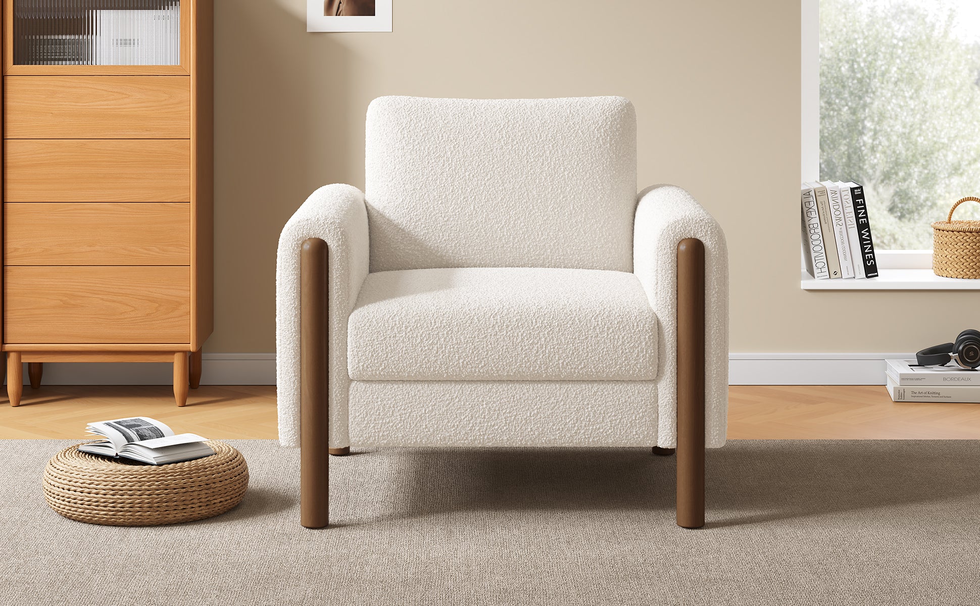 Walker Edison | Teddy Oversized Accent Chair