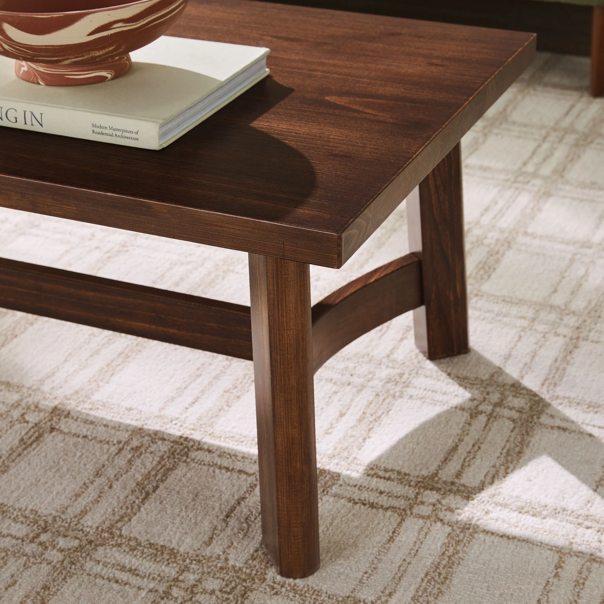 Colt Modern Farmhouse Easy Assembly 48 Coffee Table