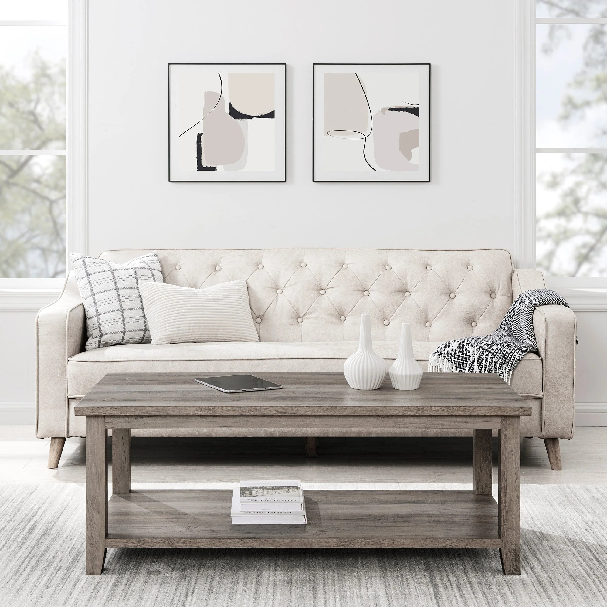 48 Wood Coffee Table