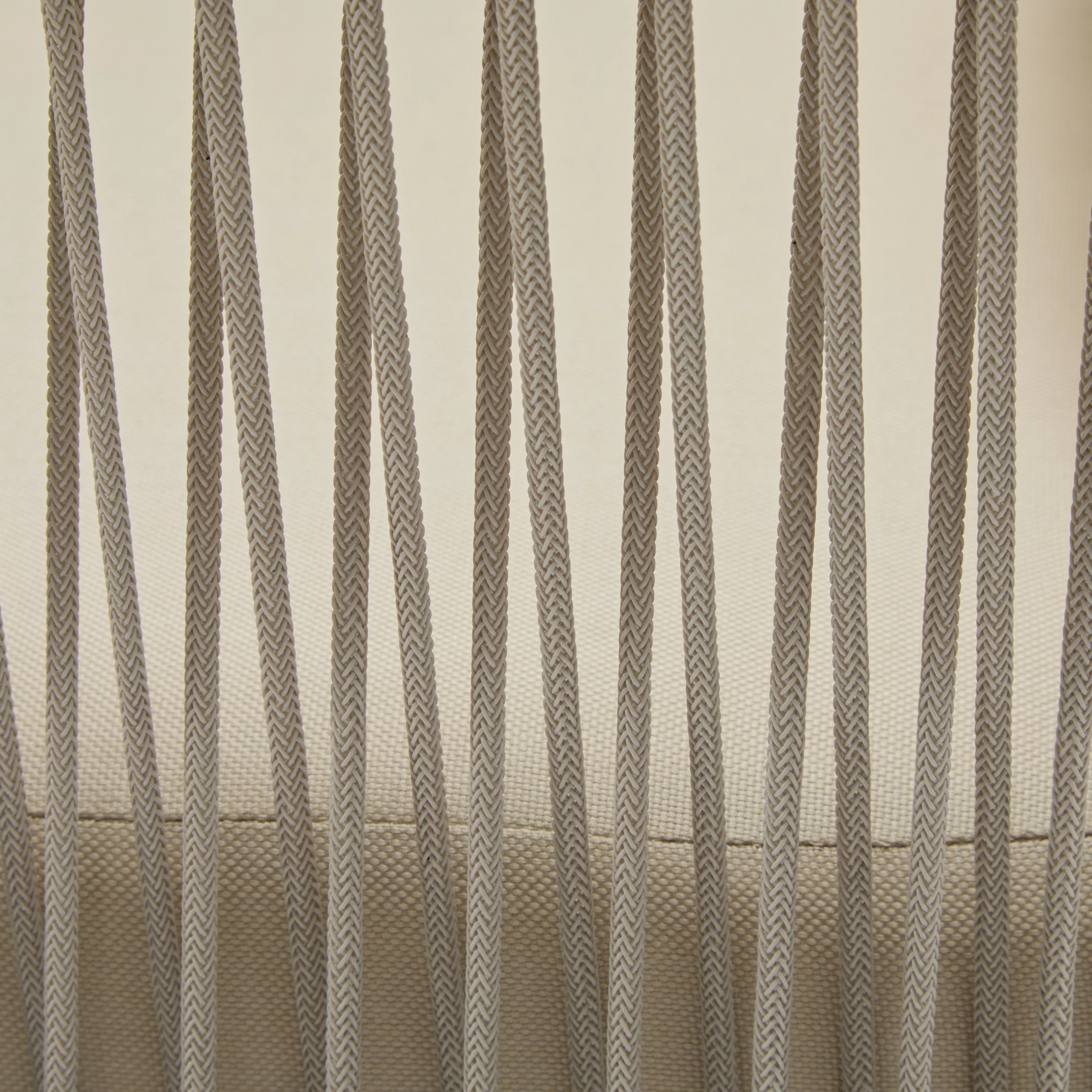 Walker Edison | Stylish Rope-Weave Design Curved Club Chair Set