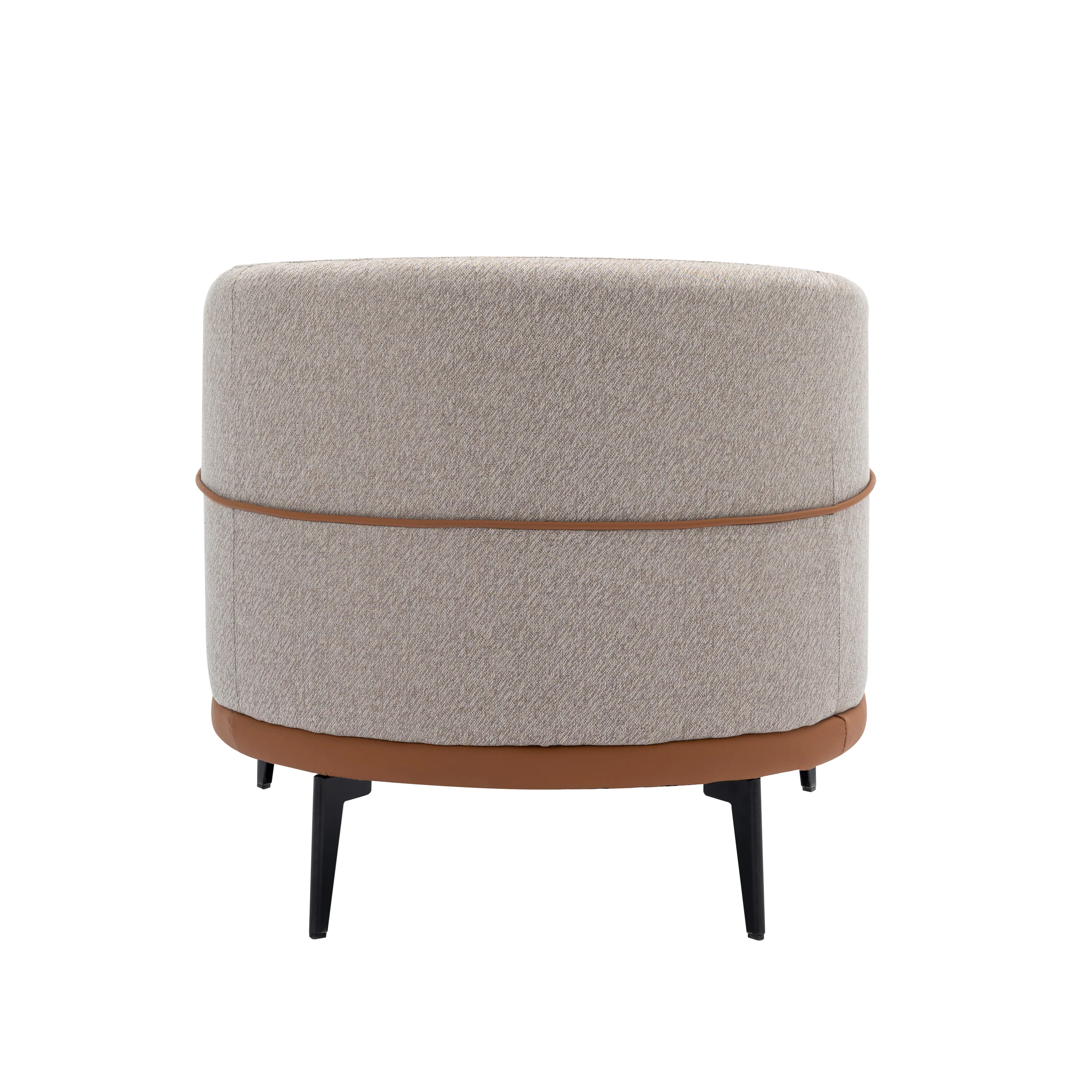 Walker Edison | Modern Two-tone Barrel Accent Chair
