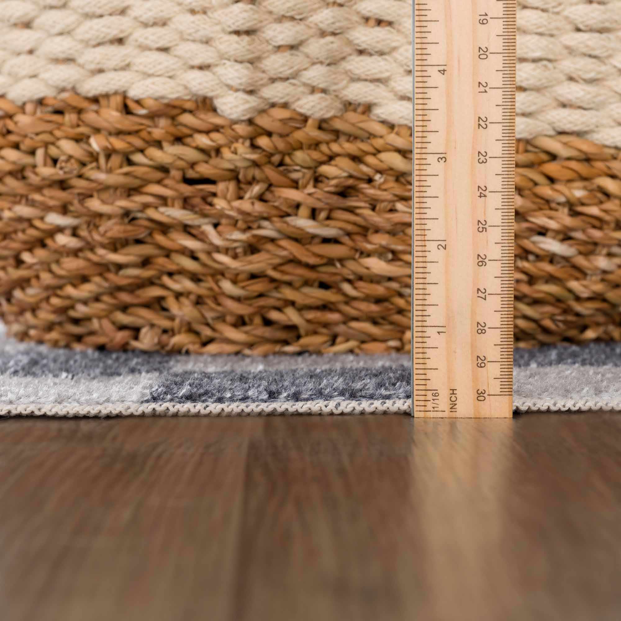 Boutique Rugs - Alie Gray Checkered Washable Area Rug