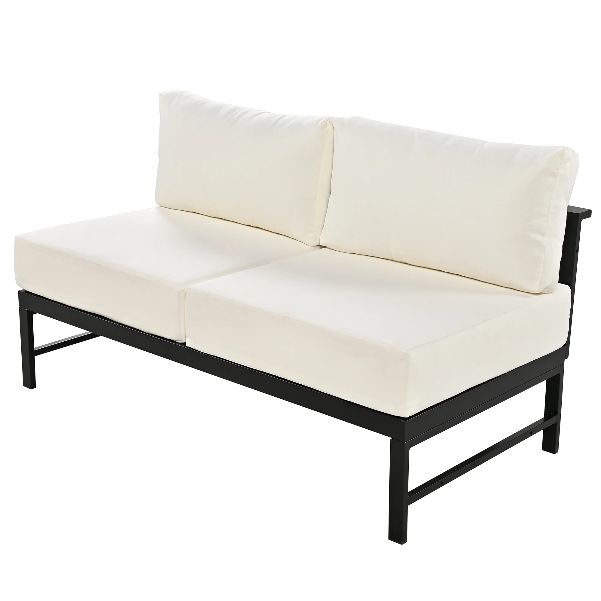 Walker Edison | Outdoor U-Shaped Sectional Sofa Set