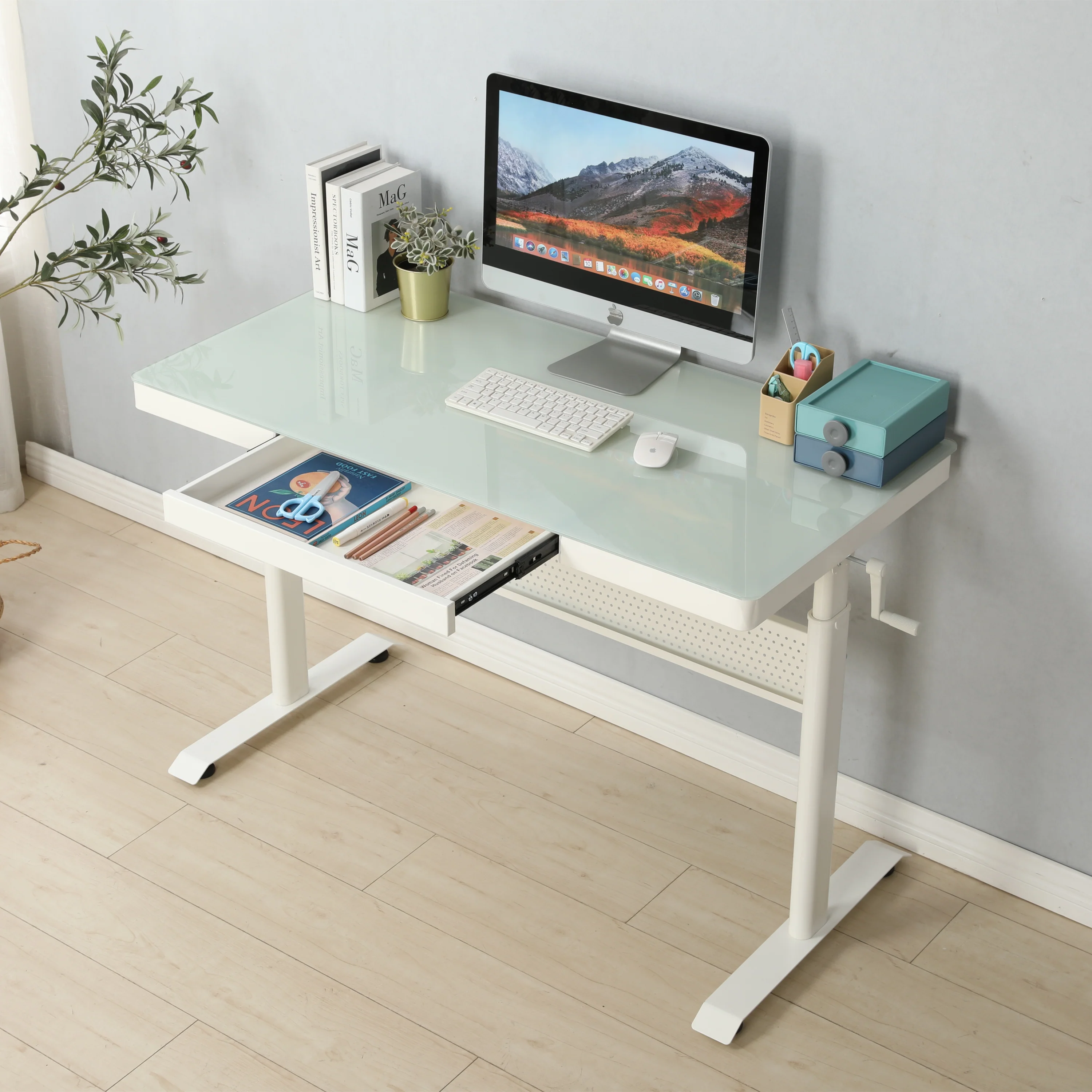Walker Edison | Sleek Standing Ergonomic Workstation Desk