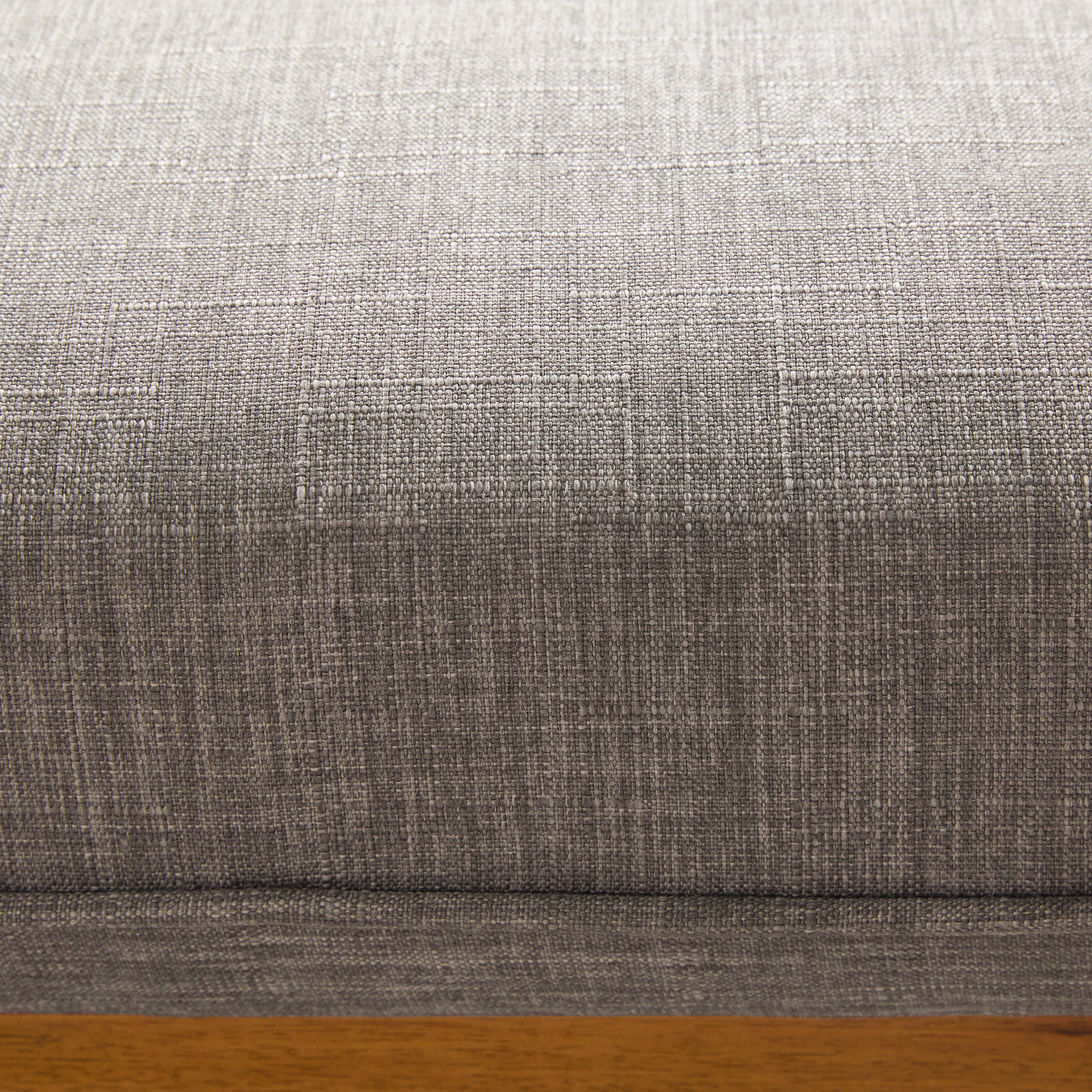 Nash Modern Farmhouse Easy Assembly Linen Large Ottoman