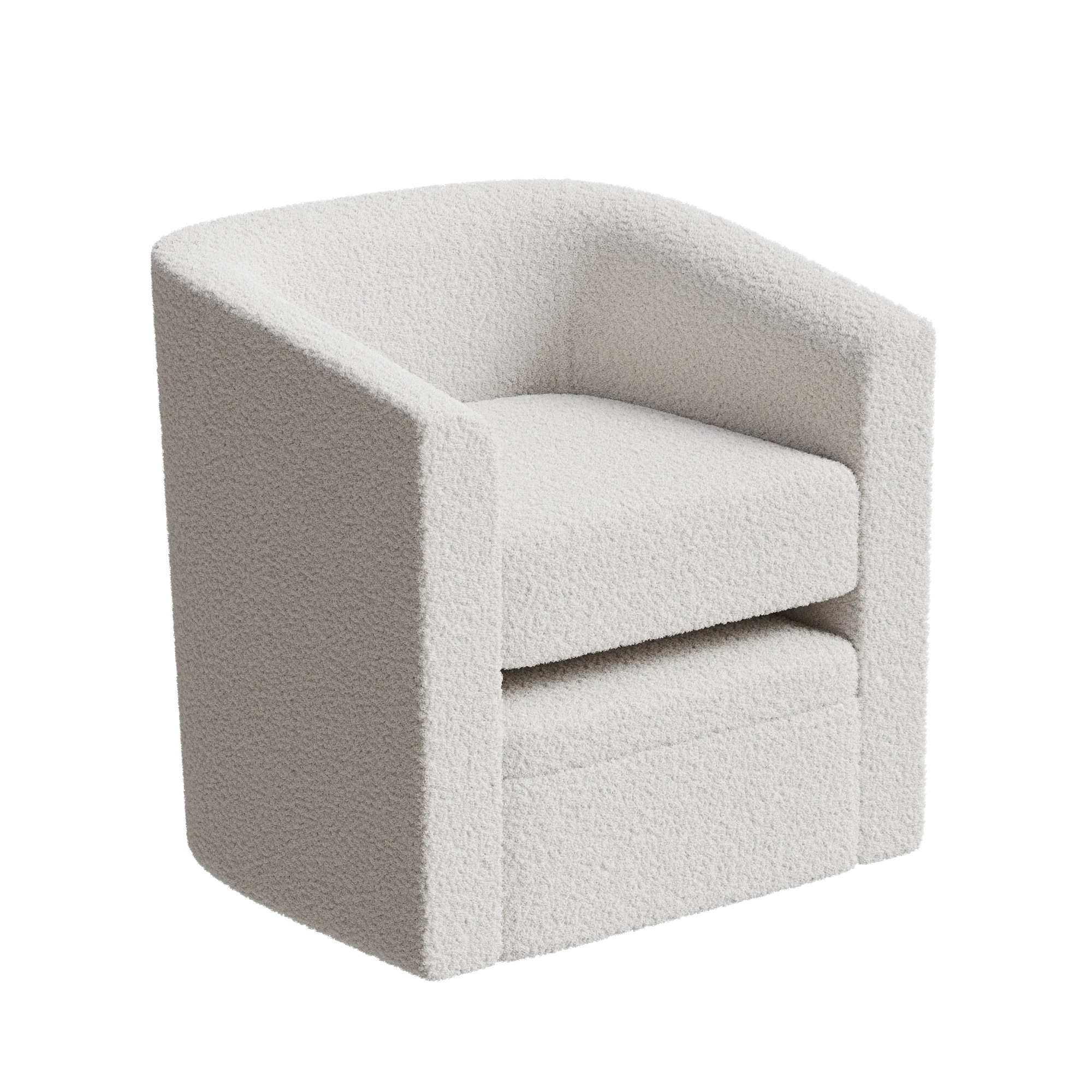 Walker Edison | Velvet Modern Accent chair and Footstool with Storage Set