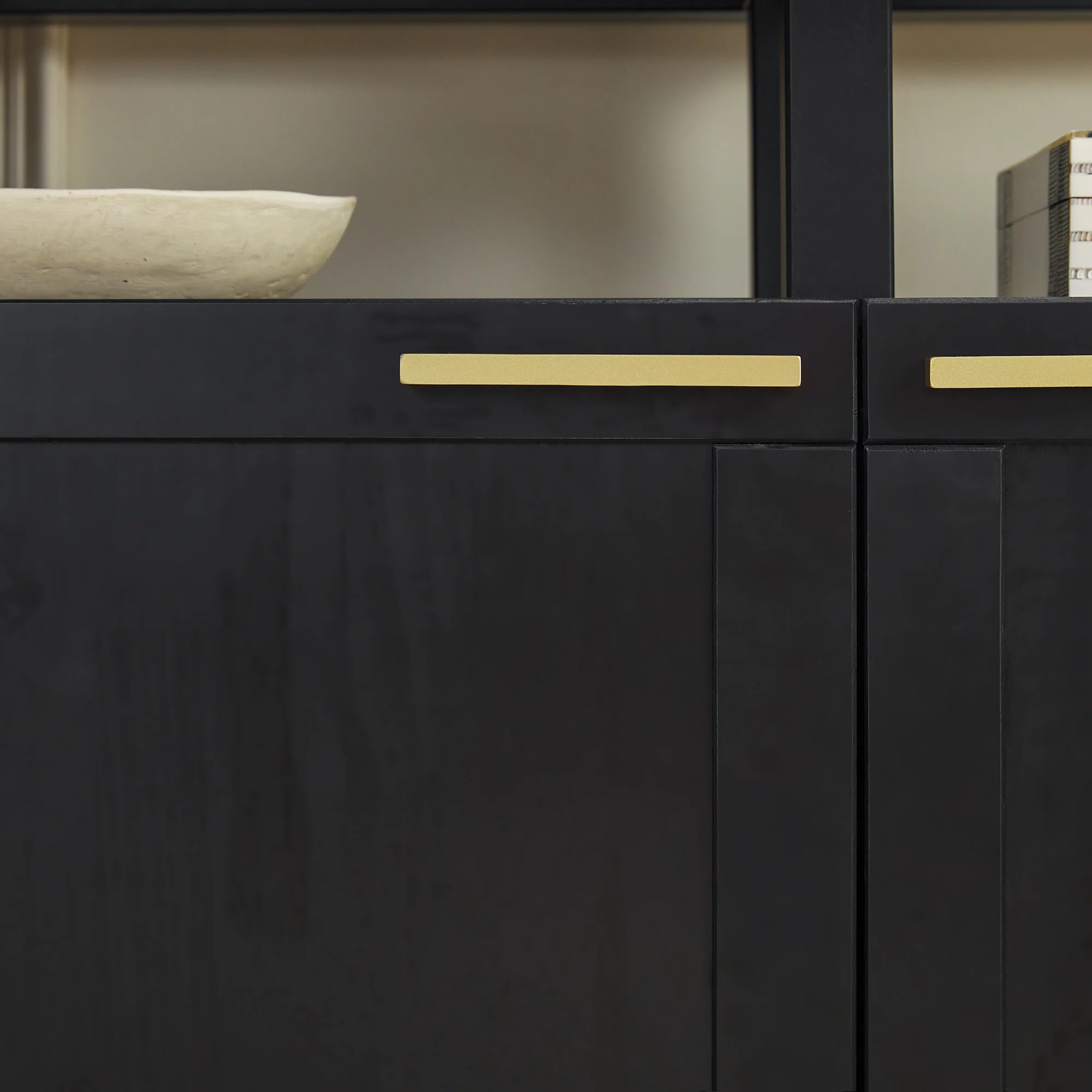 Isla Modern TV Stand with Glass Top