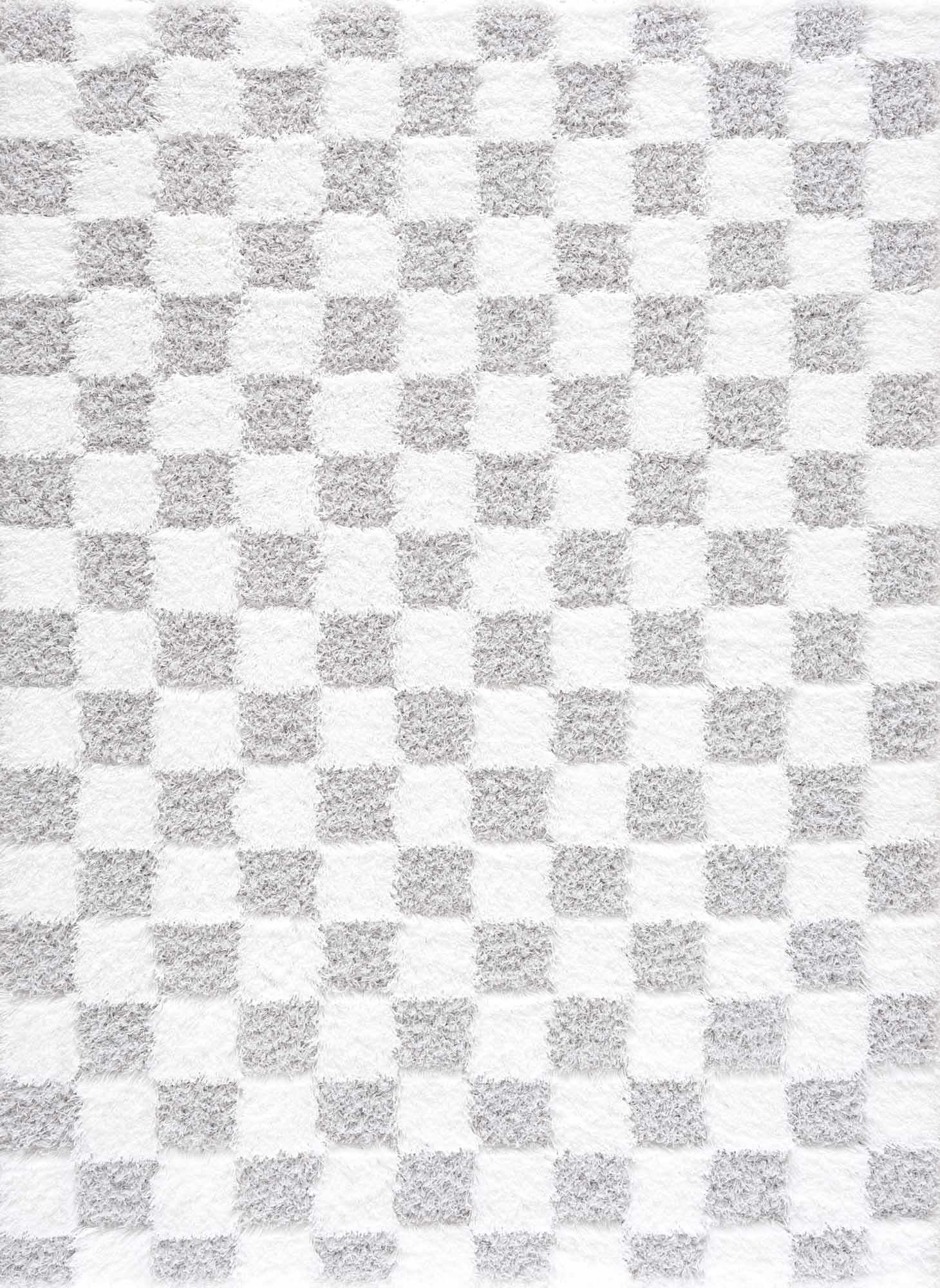 Boutique Rugs - Atira Gray Checkered Area Rug