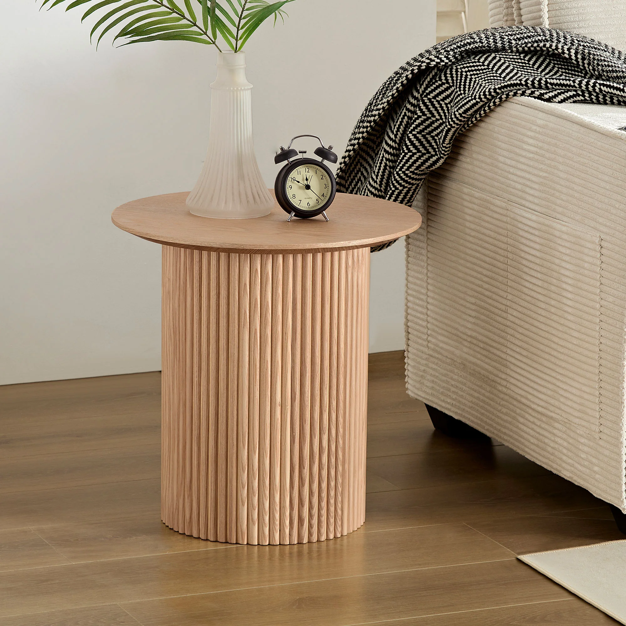 Walker Edison | Fluted Side Accent Table