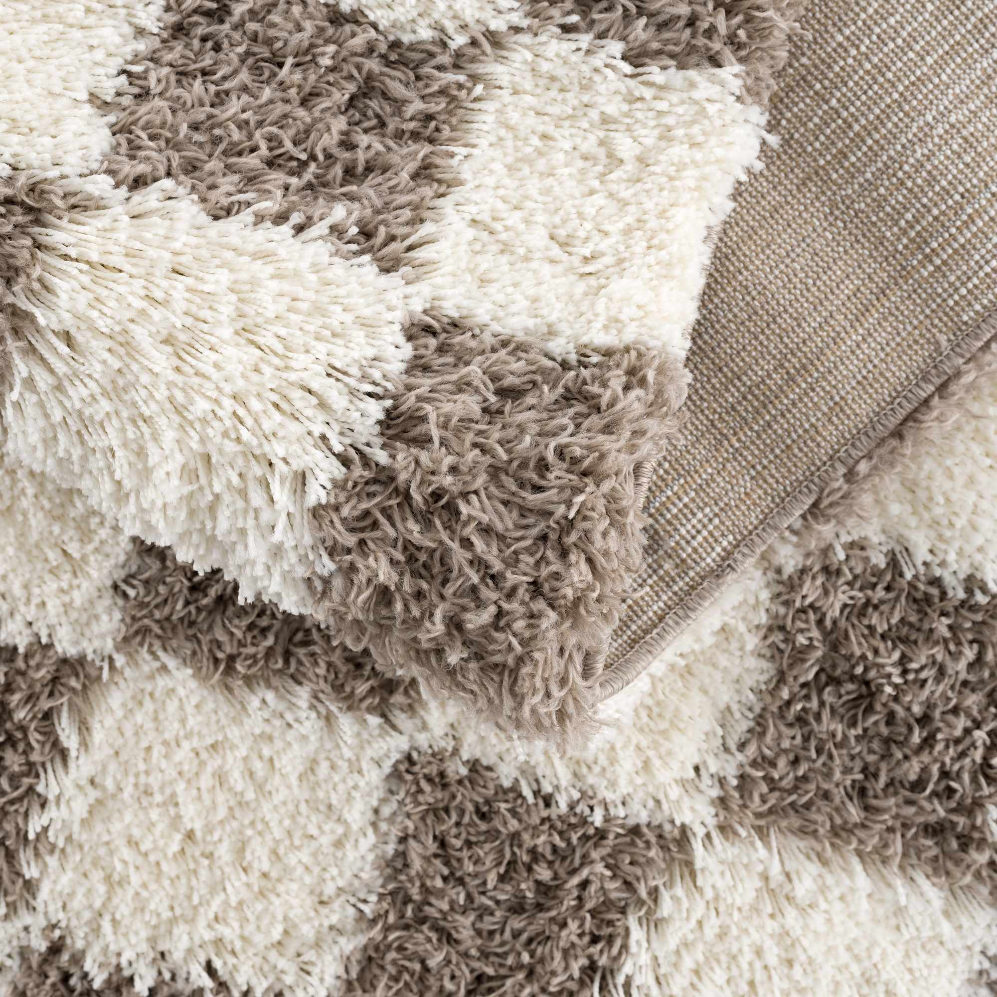 Boutique Rugs - Atira Brown Checkered Area Rug