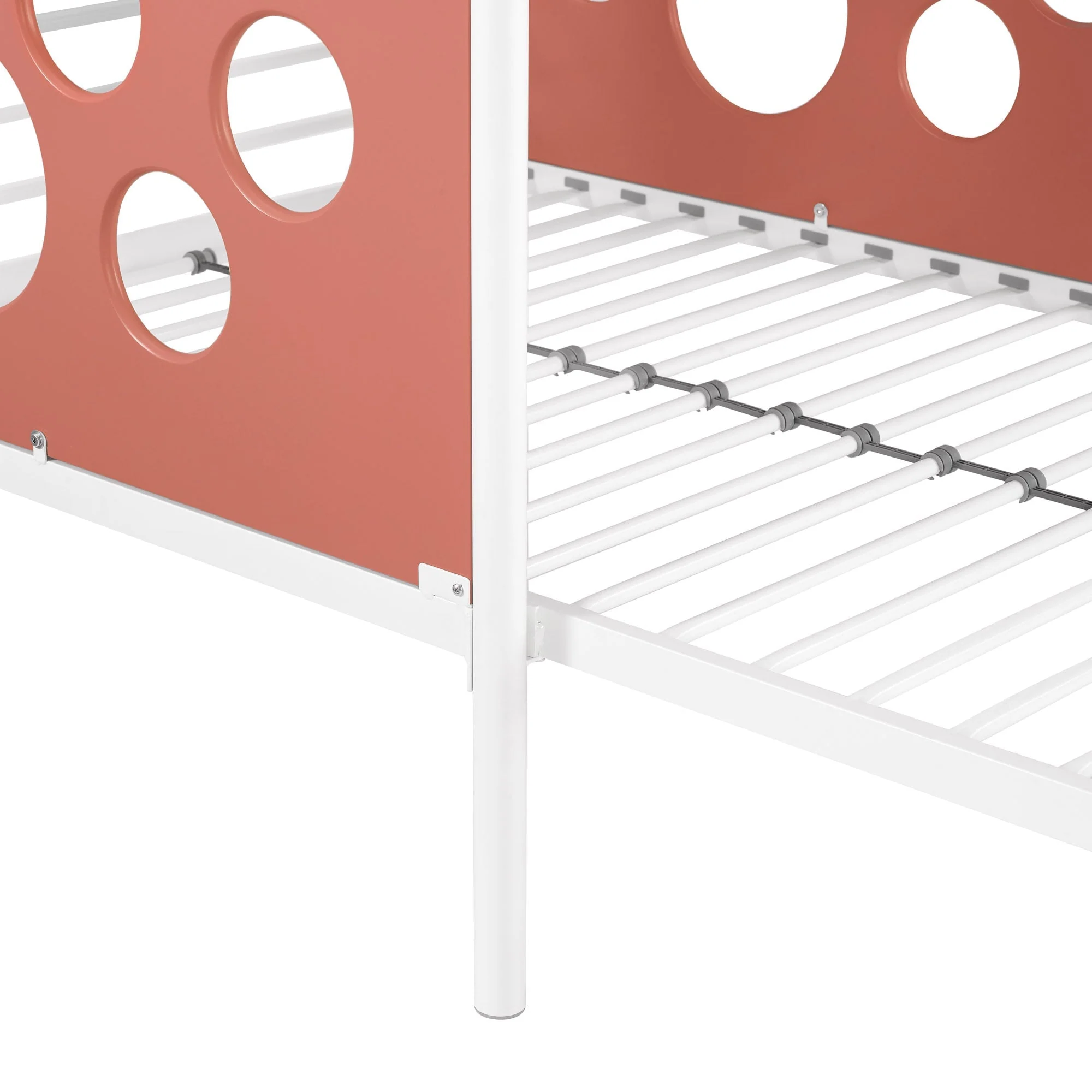 Devan 60 L-Shape Bunk Bed with Cut Out Panels
